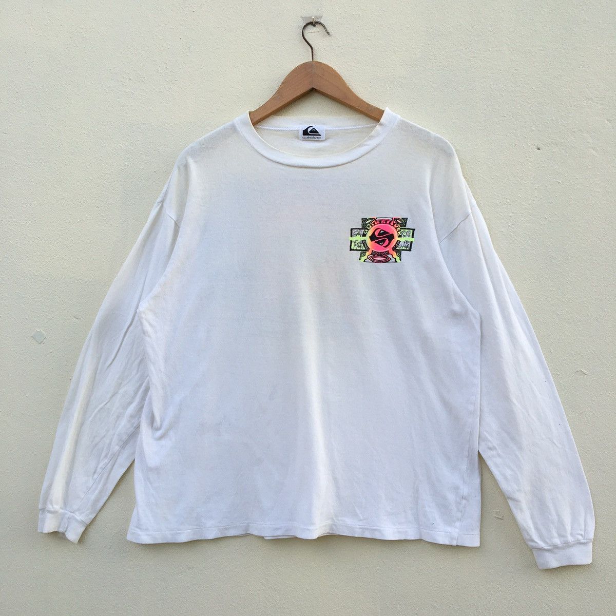 Quiksilver × Vintage Vintage QUIKSILVER NICE DESIGN BACK HIT Longsleeve T-shirt Size US XL / EU 56 / 4 - 3 Thumbnail