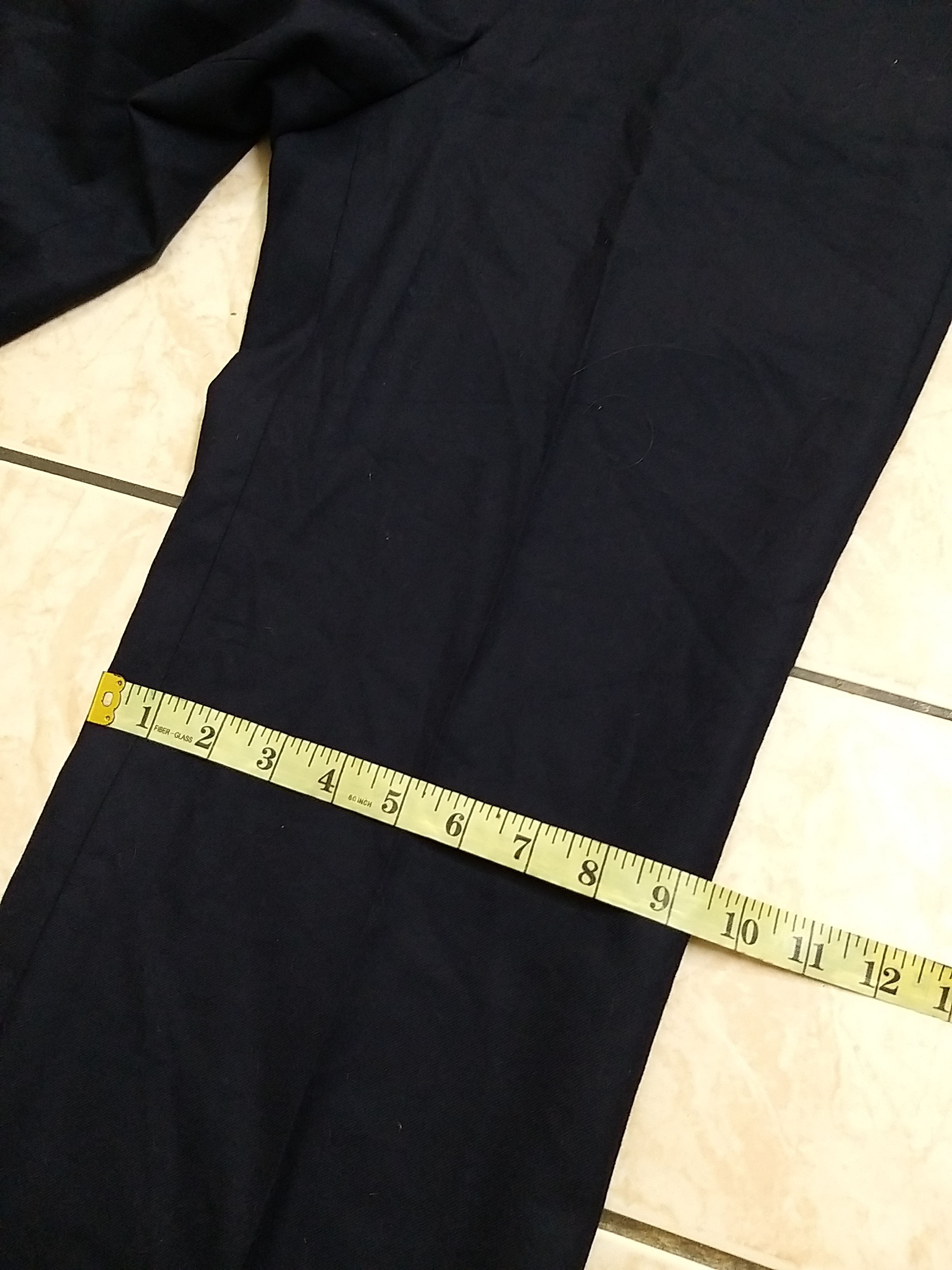 Burberry CASUAL🔥VINTAGE BURBERRYS DARK BLUE SLACK PANT Size US 30 / EU 46 - 12 Thumbnail