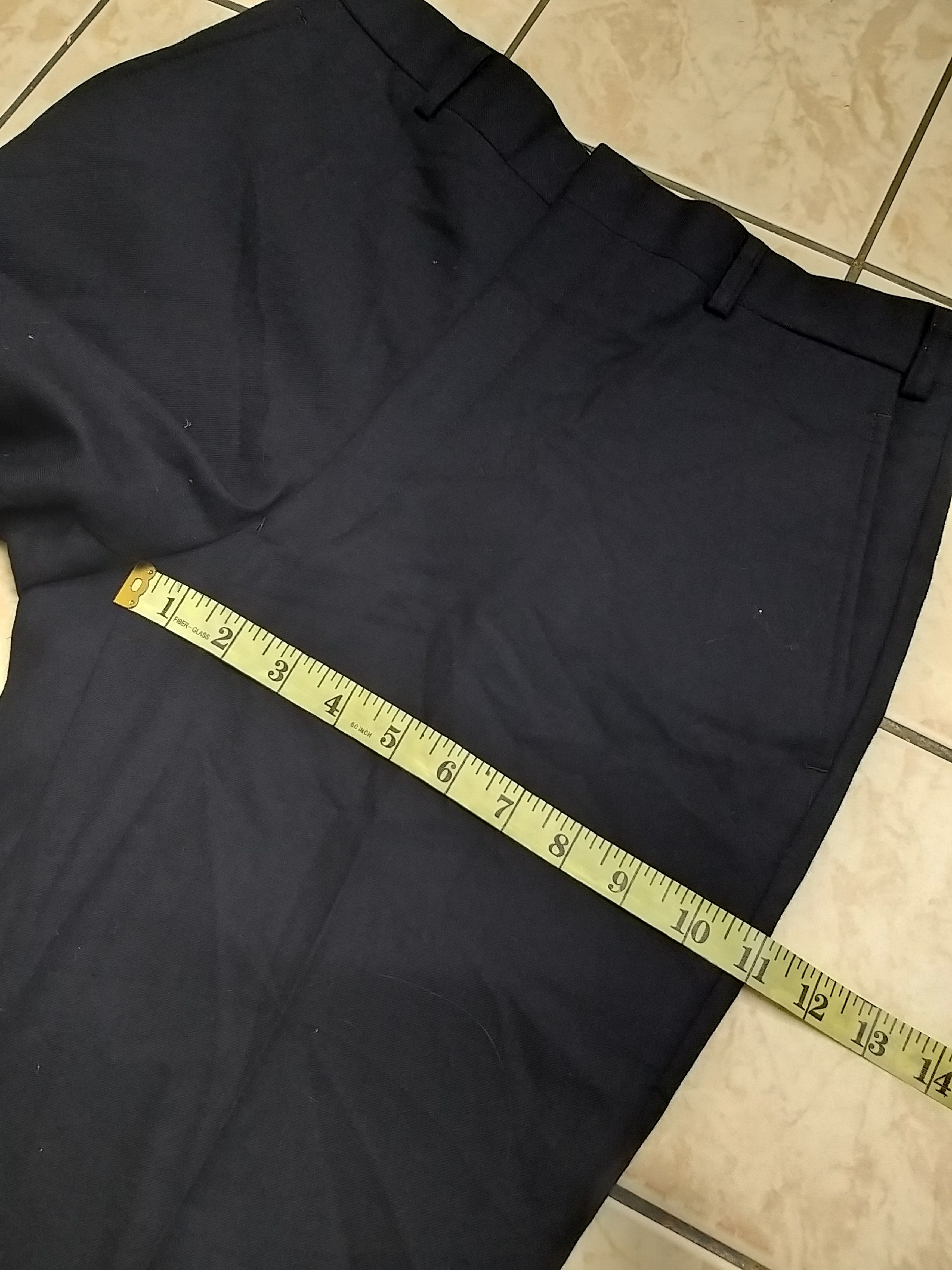 Burberry CASUAL🔥VINTAGE BURBERRYS DARK BLUE SLACK PANT Size US 30 / EU 46 - 11 Thumbnail
