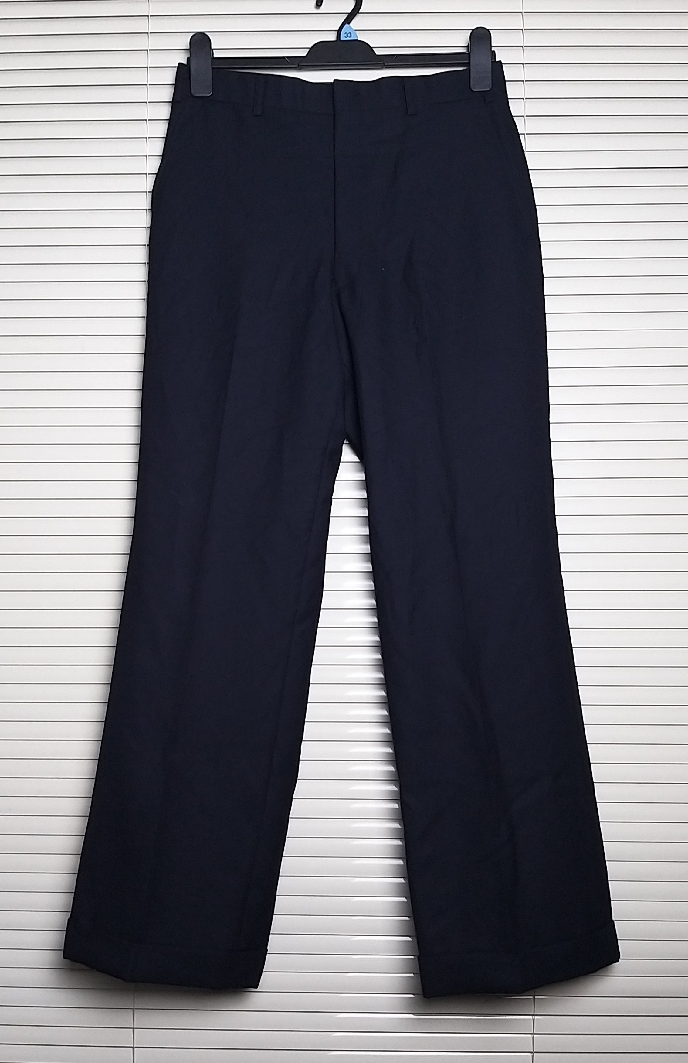 Burberry CASUAL🔥VINTAGE BURBERRYS DARK BLUE SLACK PANT Size US 30 / EU 46 - 3 Thumbnail