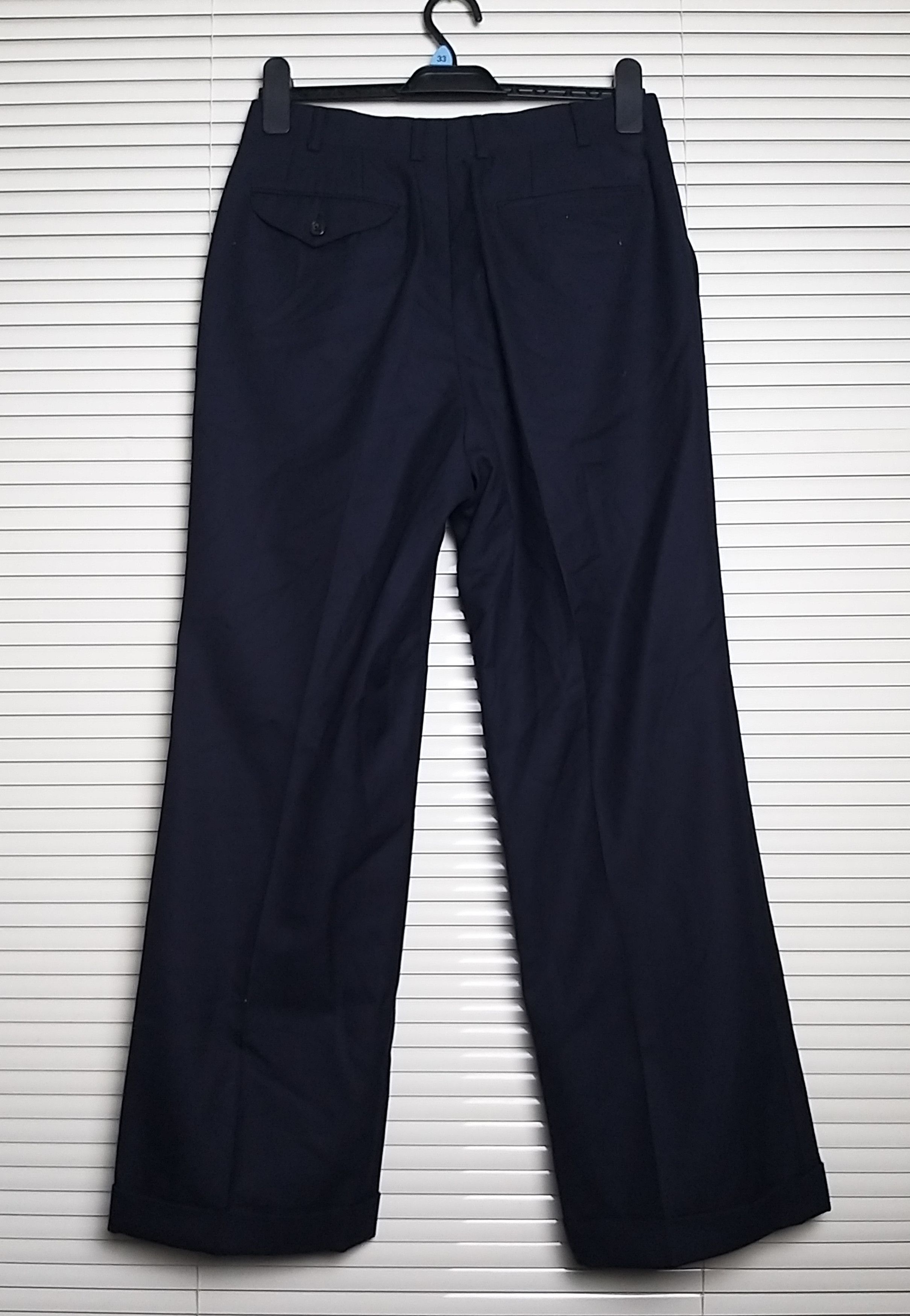Burberry CASUAL🔥VINTAGE BURBERRYS DARK BLUE SLACK PANT Size US 30 / EU 46 - 4 Thumbnail