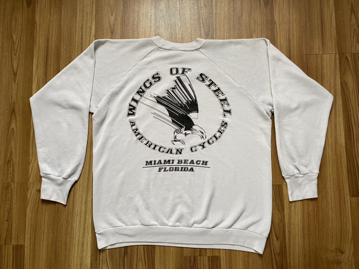 Harley Davidson Harley Davidson 3D Emblem Wings Of Steel Sweatshirt Size US L / EU 52-54 / 3 - 3 Thumbnail