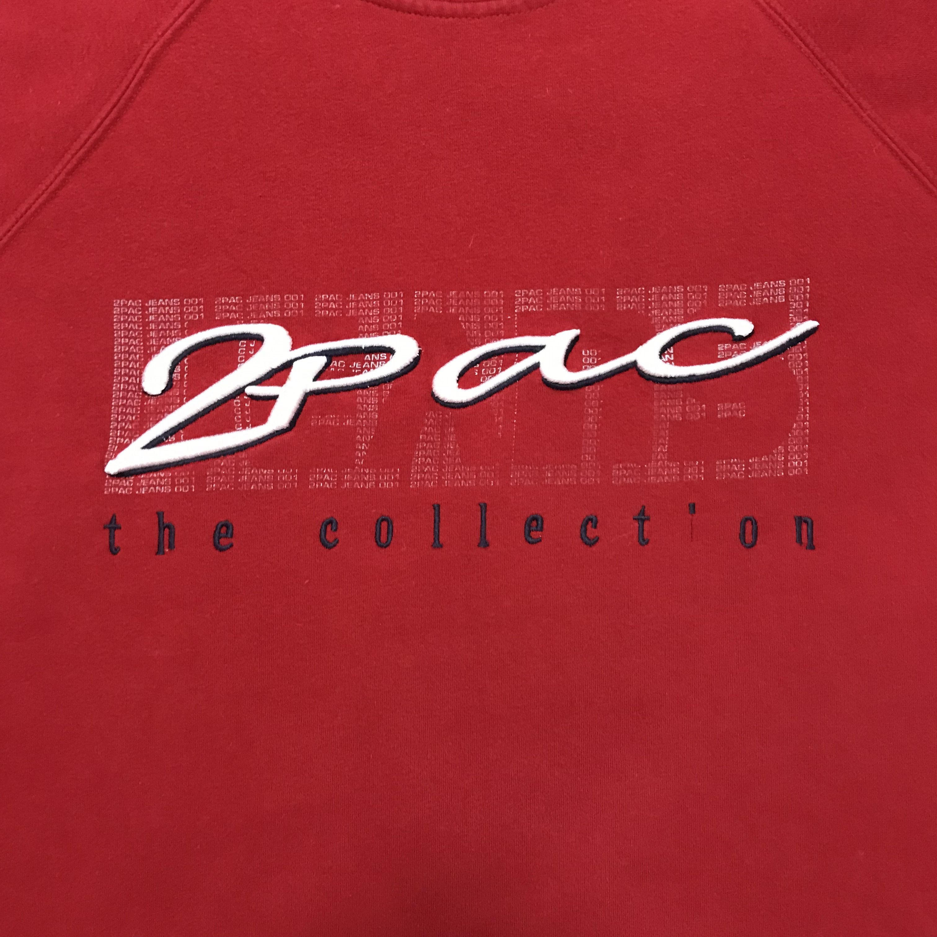 Band Tees × Rap Tees × Vintage 2PAC TUPAC SHAKUR Vintage Sweatshirt Crewneck 90s Makaveli Size US XL / EU 56 / 4 - 4 Thumbnail