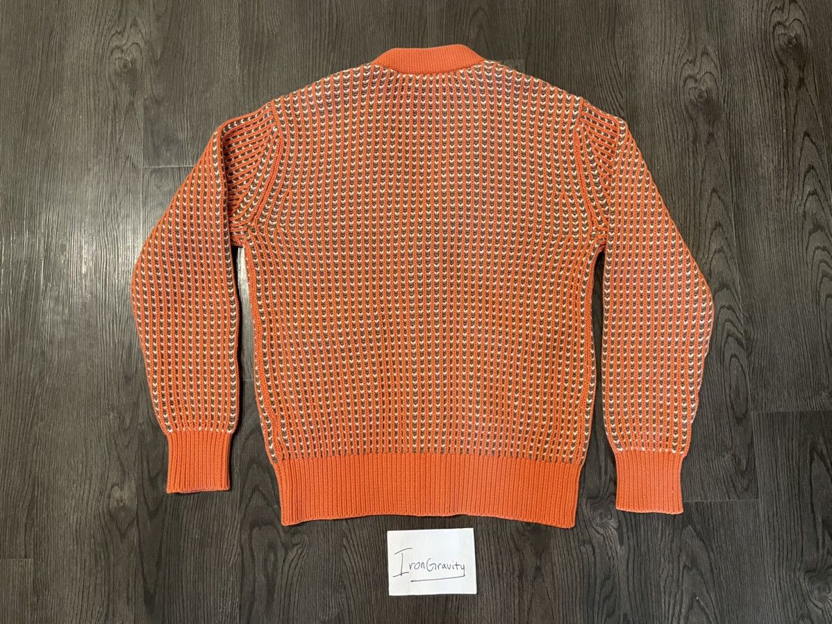 Aime Leon Dore Aimé Leon Dore ALD Waffle Knit Cardigan Orange Size L Large Size US L / EU 52-54 / 3 - 2 Thumbnail