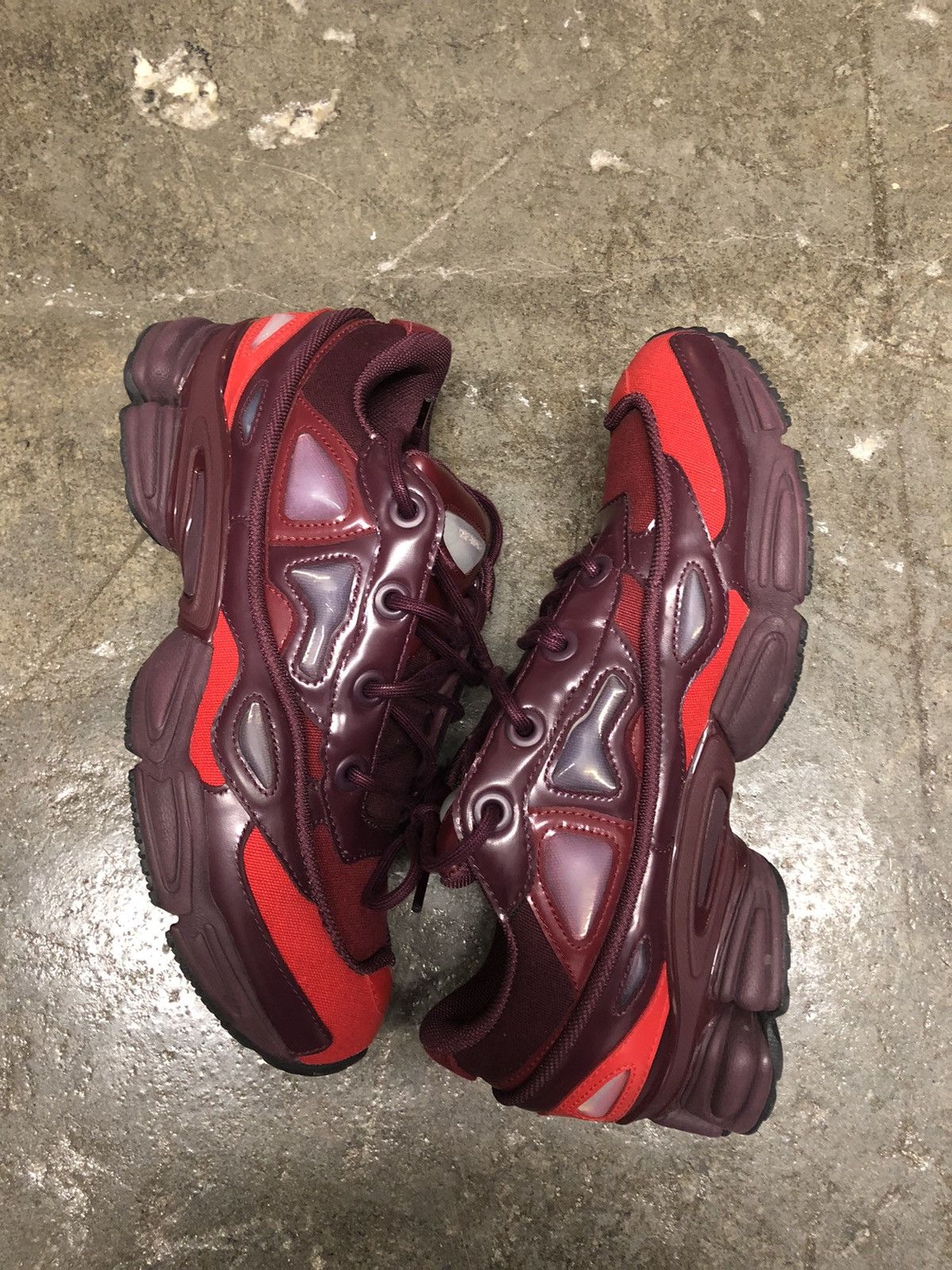 raf simons ozweego burgundy