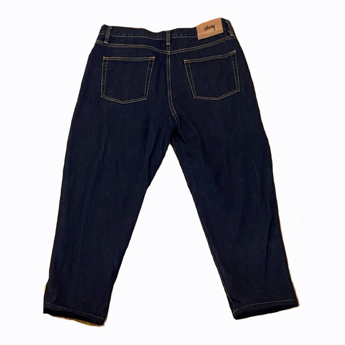 Stussy Stussy ‘Big Ol Jean’ Dark Indigo Denim Size US 32 / EU 48 - 2 Thumbnail