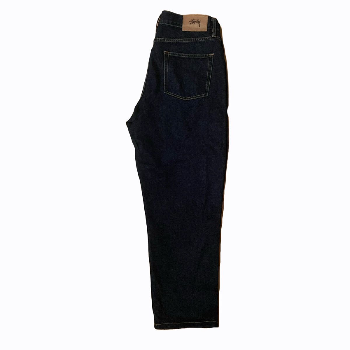 Stussy Stussy ‘Big Ol Jean’ Dark Indigo Denim Size US 32 / EU 48 - 3 Thumbnail