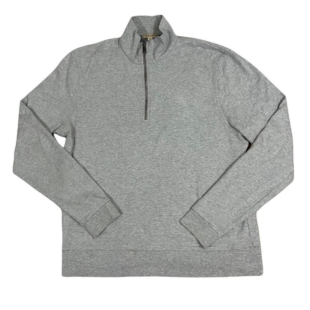 Burberry Mens Grey 1/4 Zip offers Up