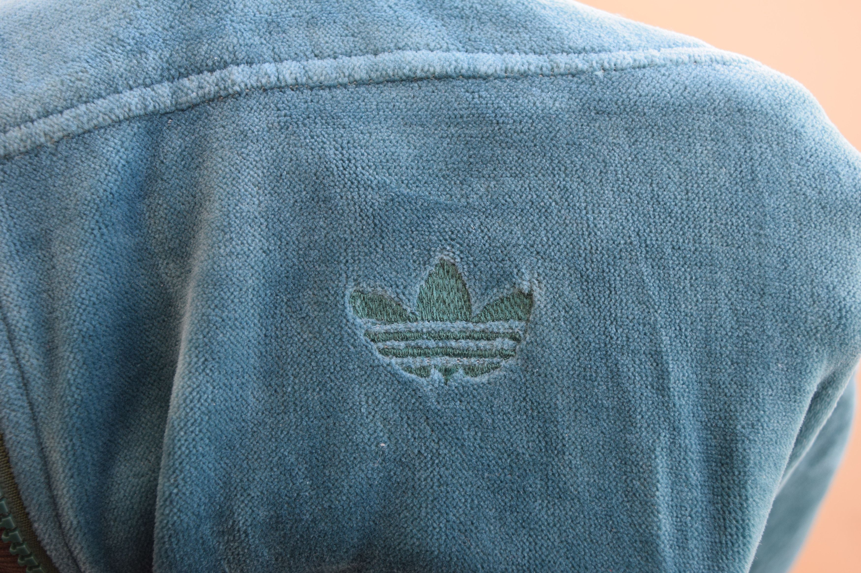 Adidas Vintage 90s Green Adidas Tracksuit Jacket Size US XL / EU 56 / 4 - 3 Thumbnail