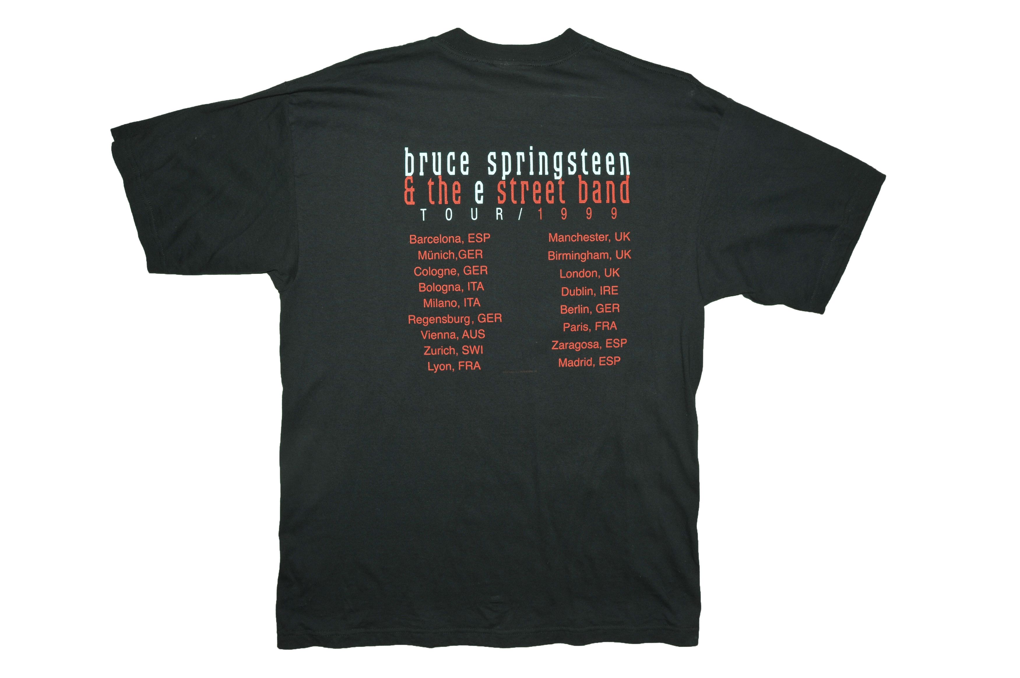 Vintage Vintage Springsteen And The E Street Band 1999 Tour Shirt Size US XL / EU 56 / 4 - 2 Thumbnail