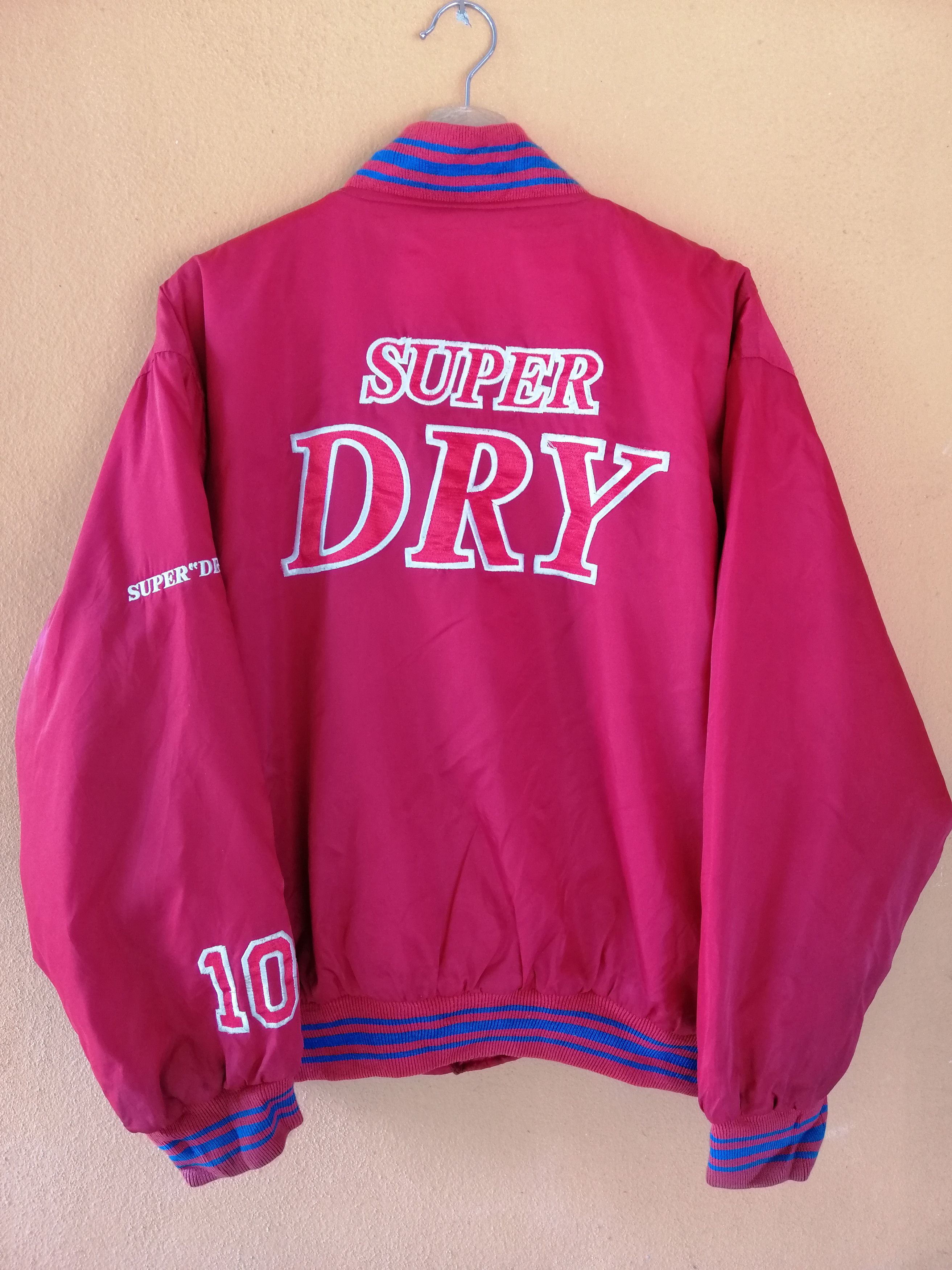 Japanese Brand Vintage Japanese Brand Super Dry Varsity Jacket Size US L / EU 52-54 / 3 - 1 Thumbnail