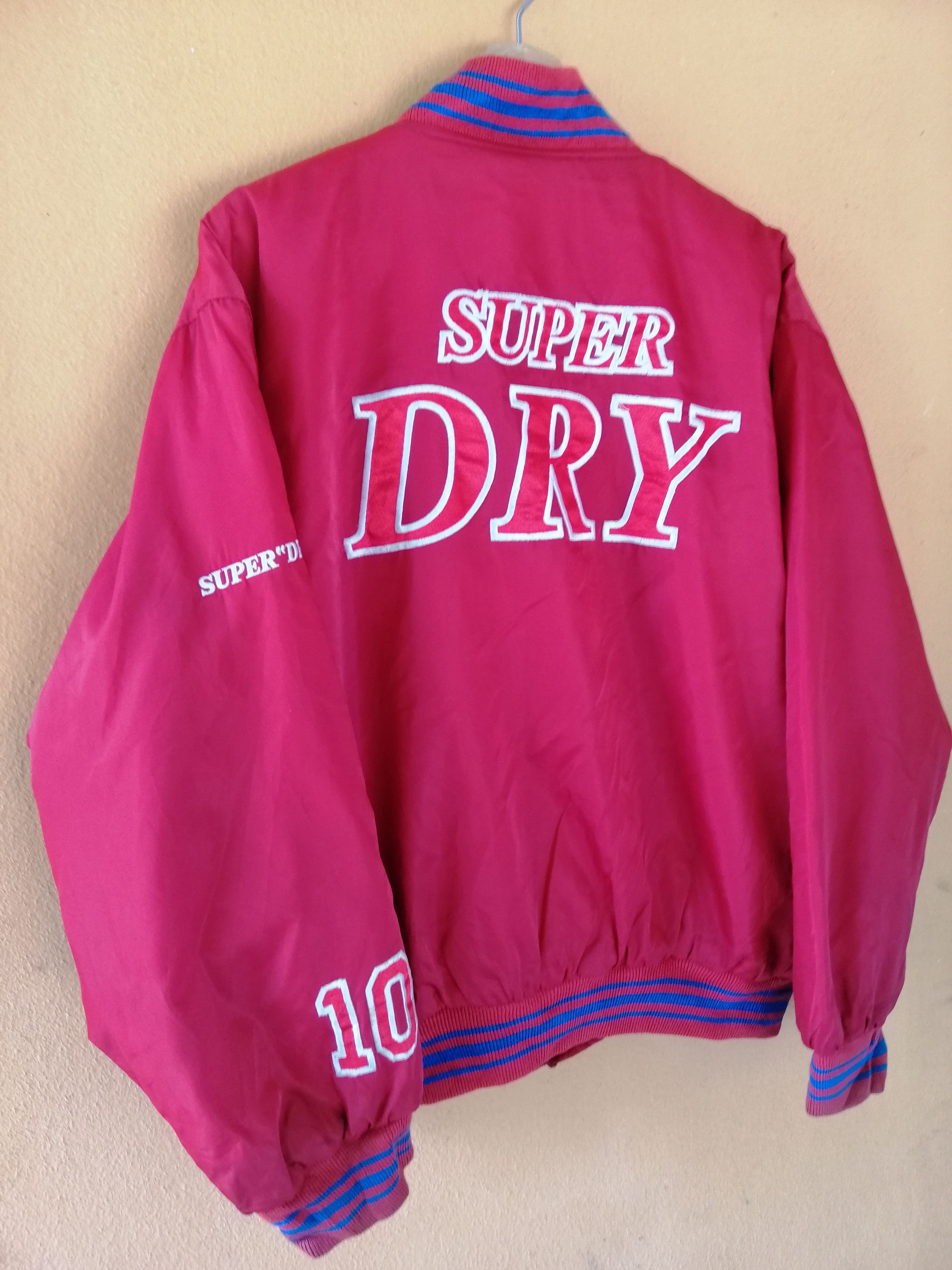 Japanese Brand Vintage Japanese Brand Super Dry Varsity Jacket Size US L / EU 52-54 / 3 - 3 Thumbnail
