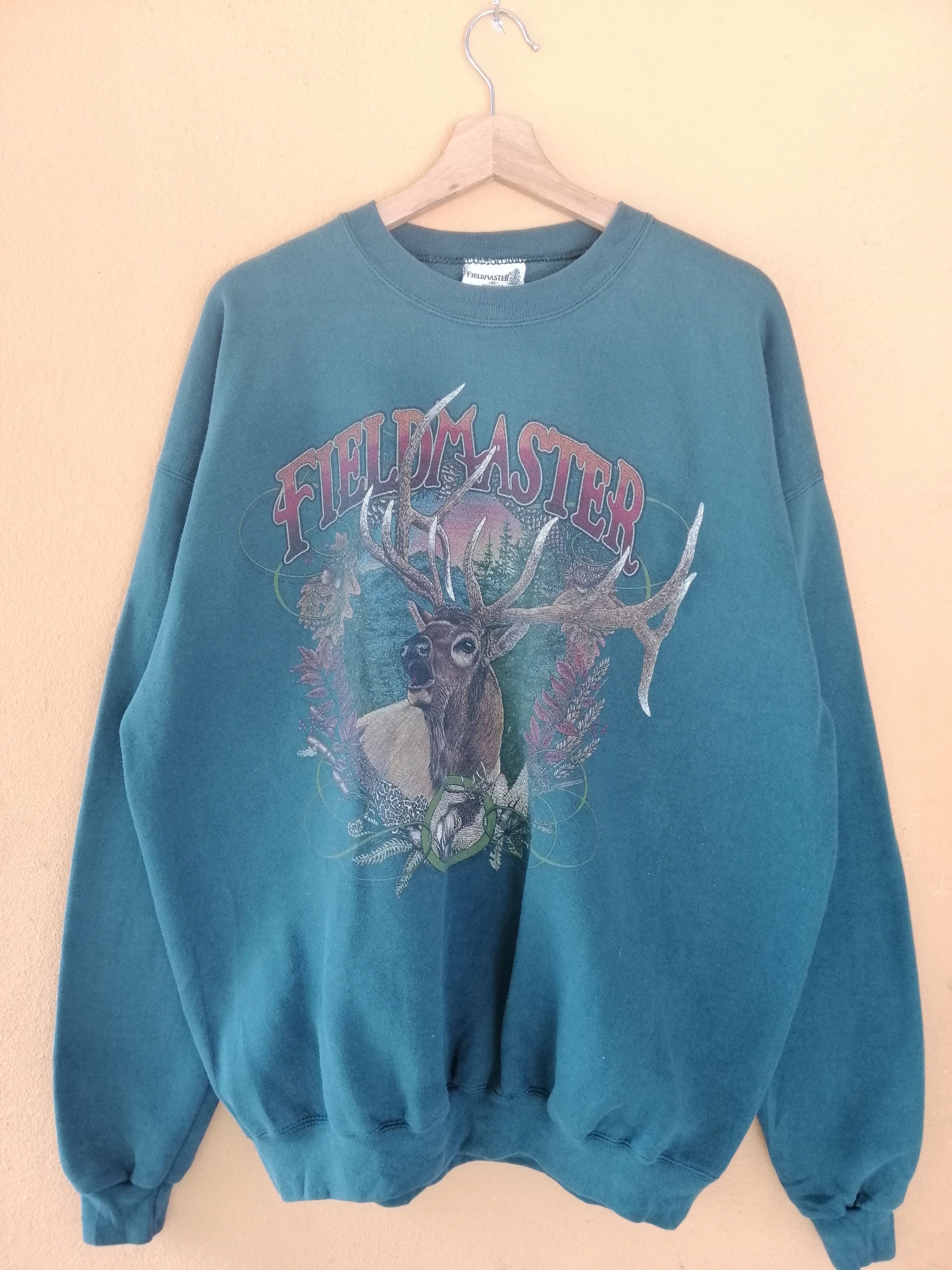 Fieldmaster Vintage 90s Fieldmaster Crewneck Sweatshirt B18 Size US L / EU 52-54 / 3 - 1 Thumbnail