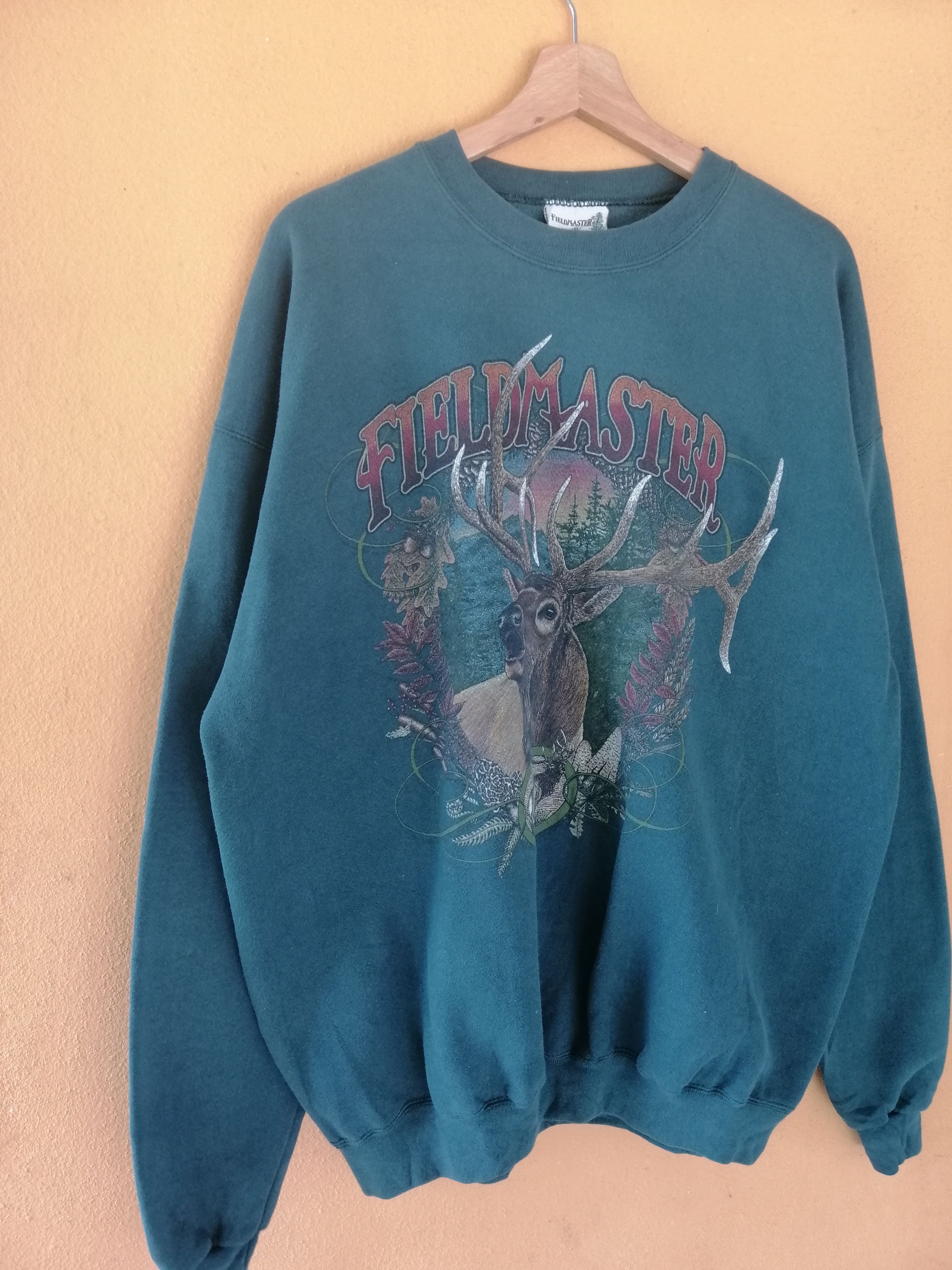 Fieldmaster Vintage 90s Fieldmaster Crewneck Sweatshirt B18 Size US L / EU 52-54 / 3 - 3 Thumbnail