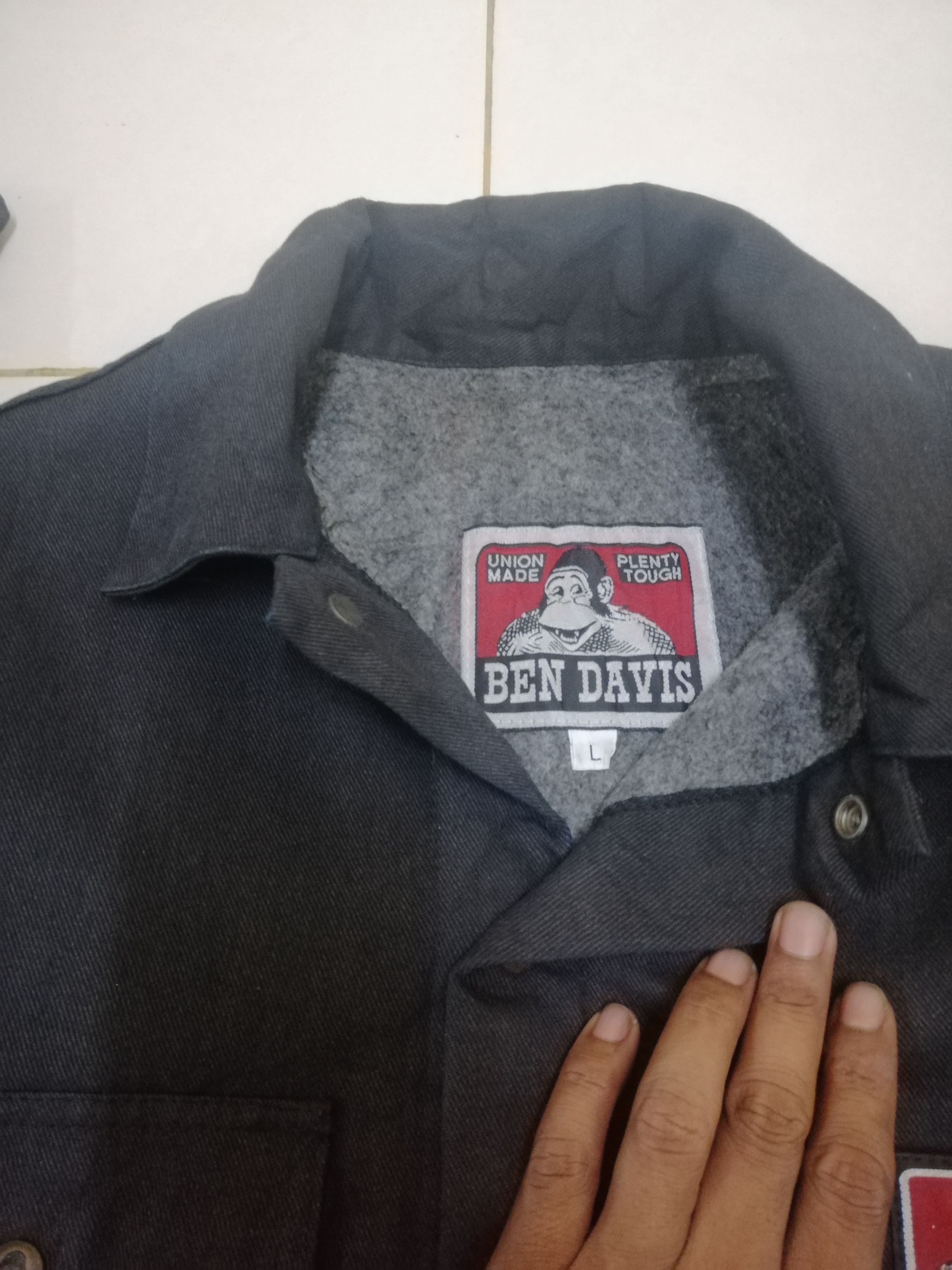 Ben Davis Vintage 90s Ben Davis Blanket Lined Work Cost Size US L / EU 52-54 / 3 - 7 Thumbnail