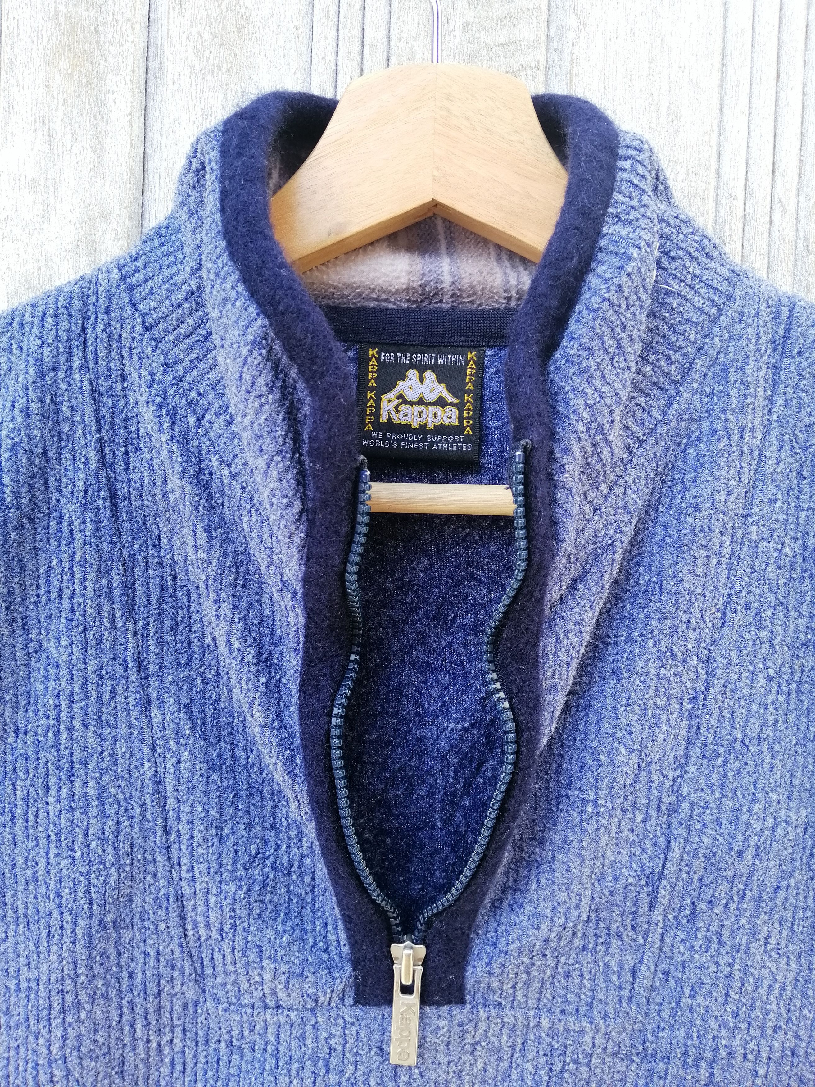 Kappa Vintage Kappa Wool half zipper sweatshirt B5 Size US M / EU 48-50 / 2 - 5 Thumbnail