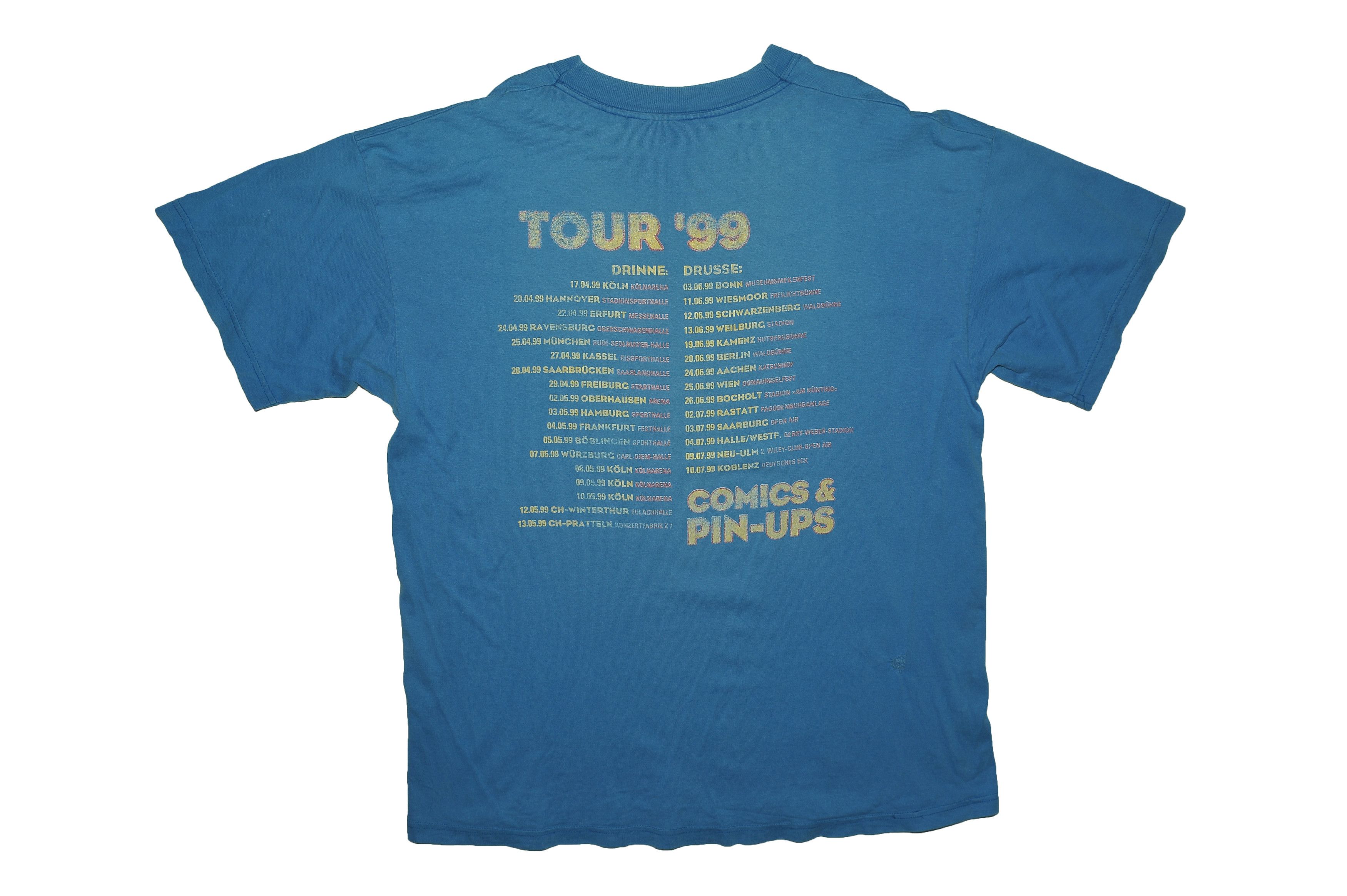 Other Vintage 90s BAP Comic & Pinups 1999 Germany Tour Shirt Size US XL / EU 56 / 4 - 2 Thumbnail