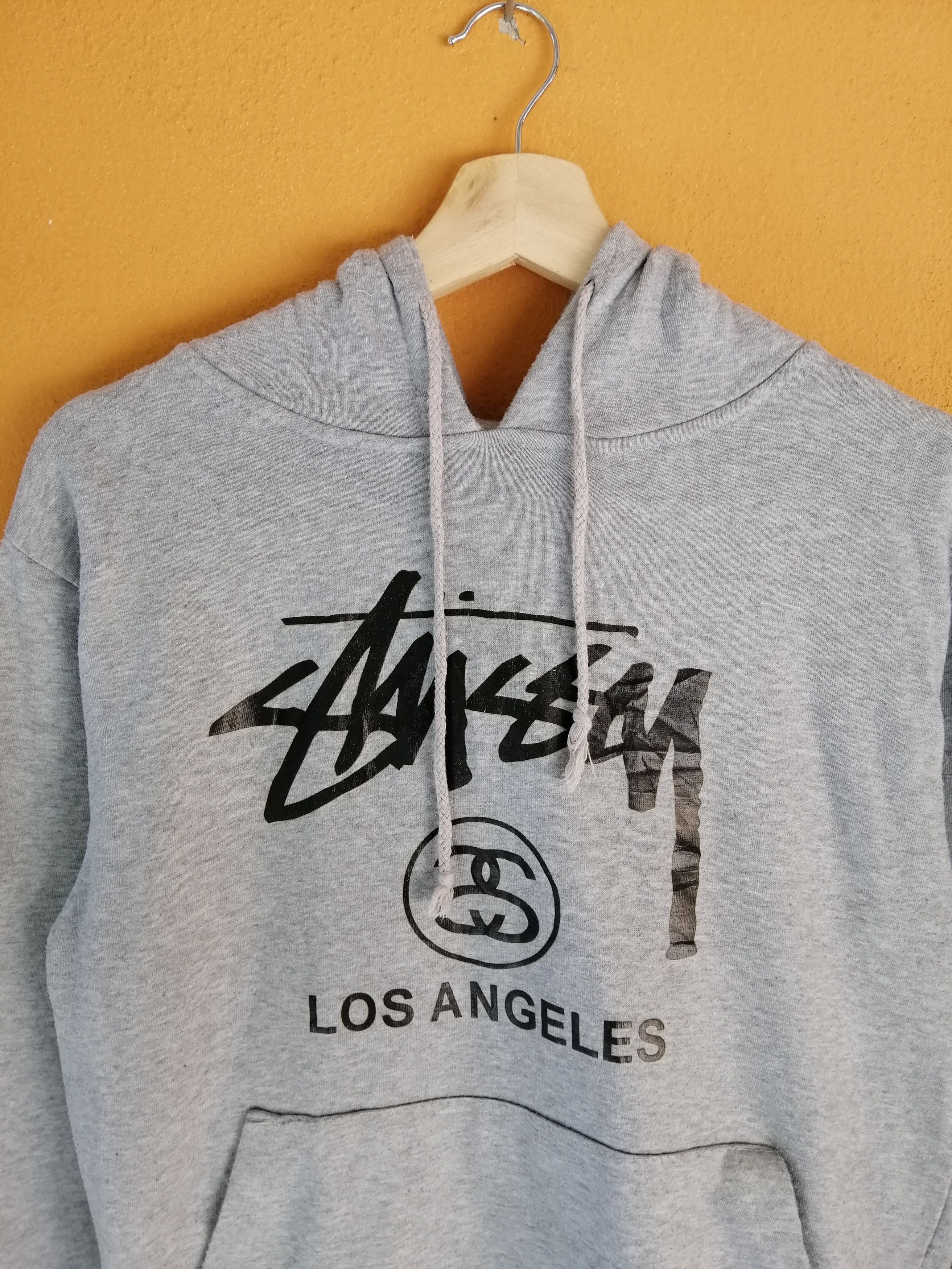 Stussy × Vintage Rare!!! Vintage Stussy Hoodie Big Logo Sweatshirt Size US S / EU 44-46 / 1 - 5 Thumbnail