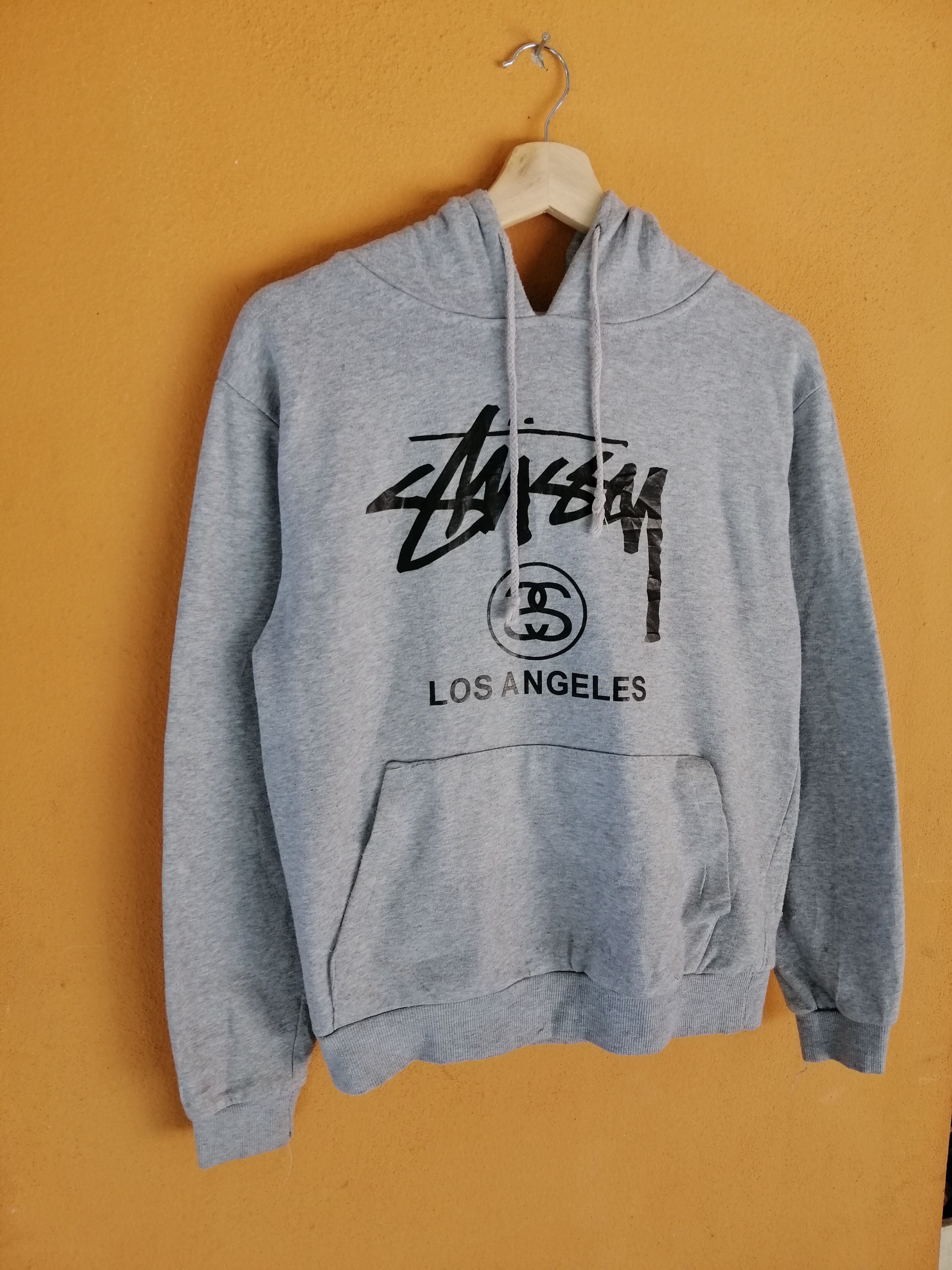 Stussy × Vintage Rare!!! Vintage Stussy Hoodie Big Logo Sweatshirt Size US S / EU 44-46 / 1 - 6 Thumbnail