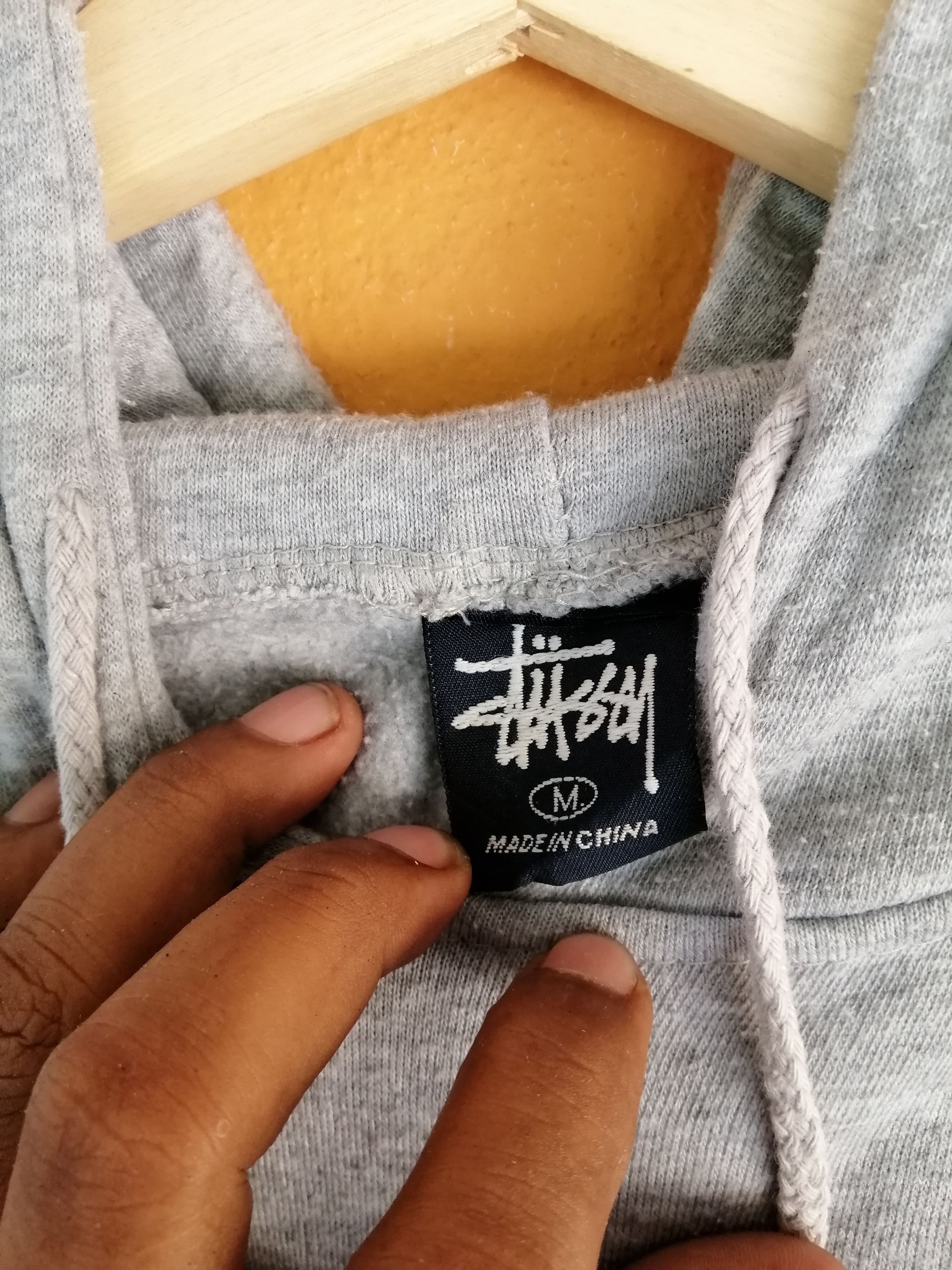 Stussy × Vintage Rare!!! Vintage Stussy Hoodie Big Logo Sweatshirt Size US S / EU 44-46 / 1 - 4 Thumbnail