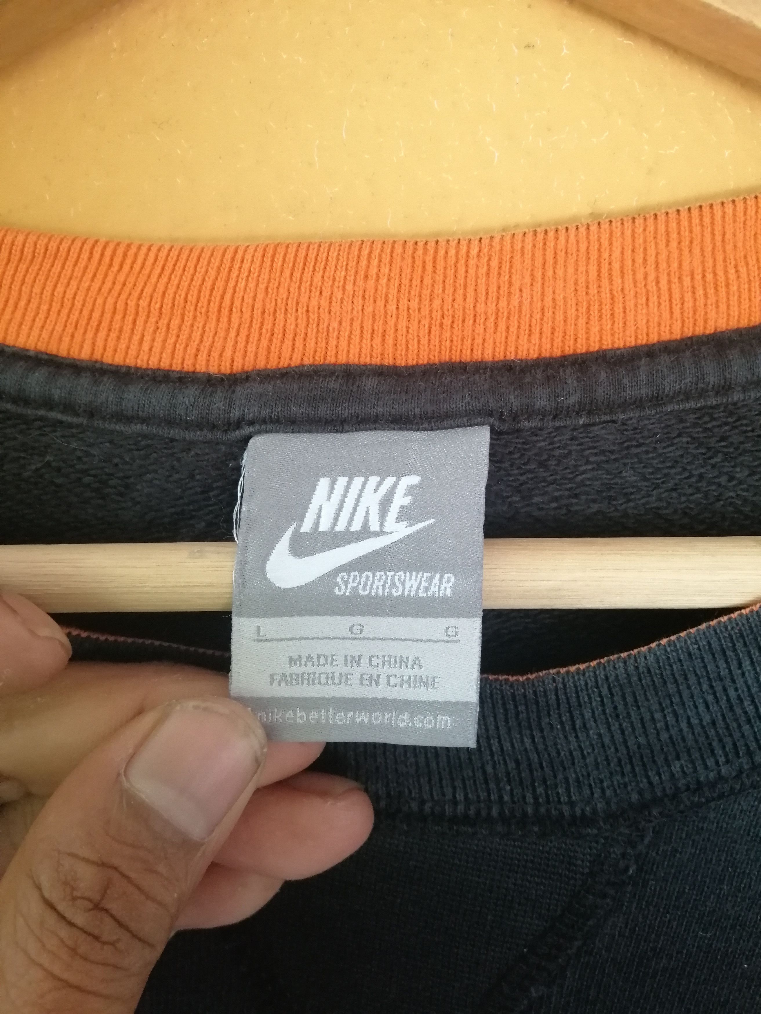 Nike Vintage Nike Syracuse University Embroidery Sweatshirt B8 Size US L / EU 52-54 / 3 - 7 Thumbnail