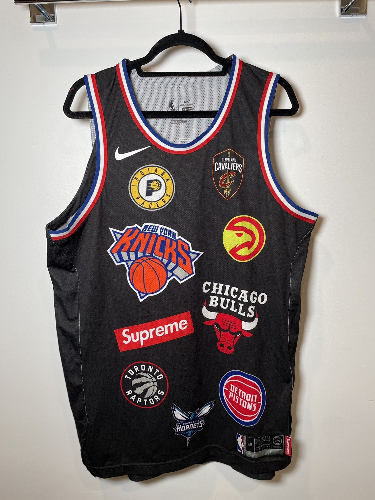 Supreme NBA Nike Supreme Teams Authentic Jersey | Grailed