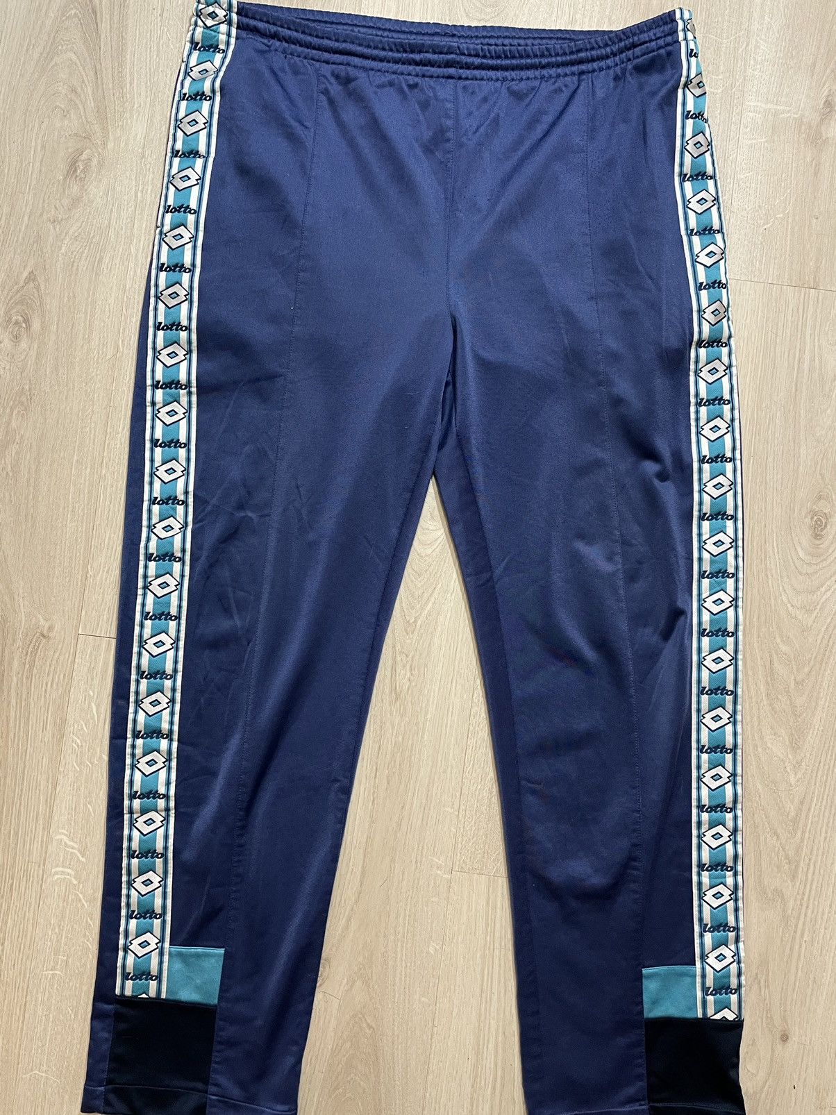 Lotto Sport × Vintage Vintage 90s Lotto Track Suit Pants more logo Size US 34 / EU 50 - 1 Thumbnail