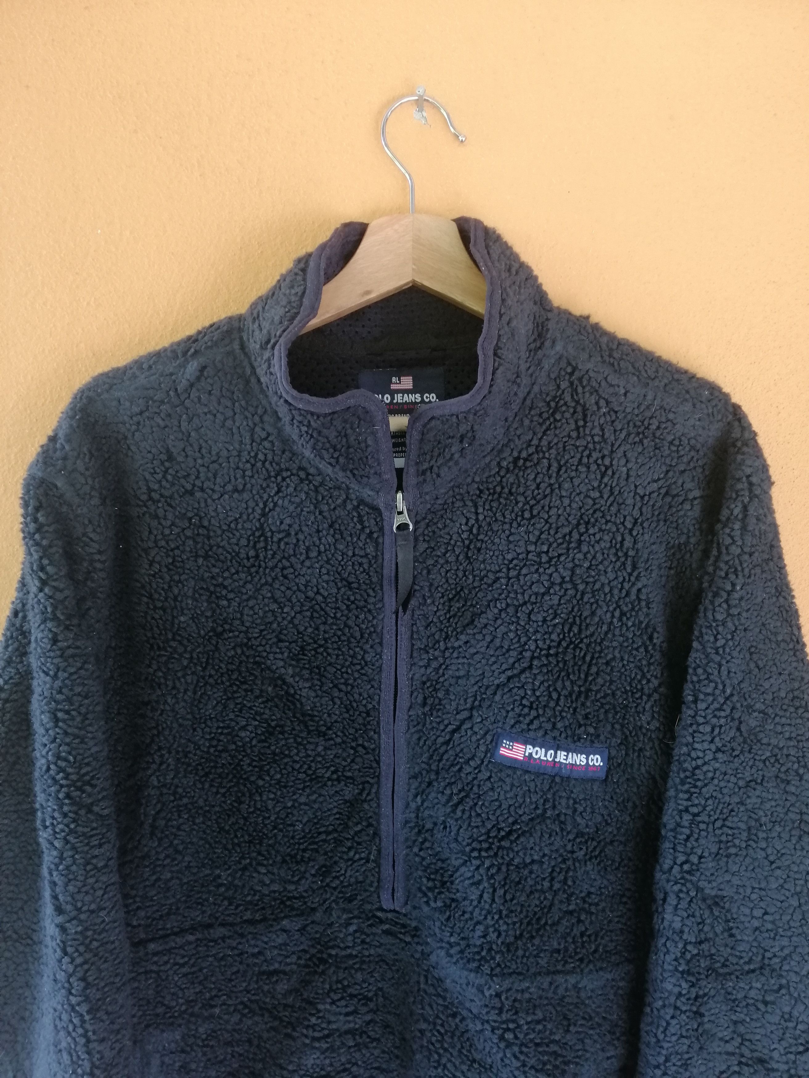 Polo Ralph Lauren Vintage Polo Jeans Company RL Fleece Half Zipper Size US M / EU 48-50 / 2 - 2 Thumbnail