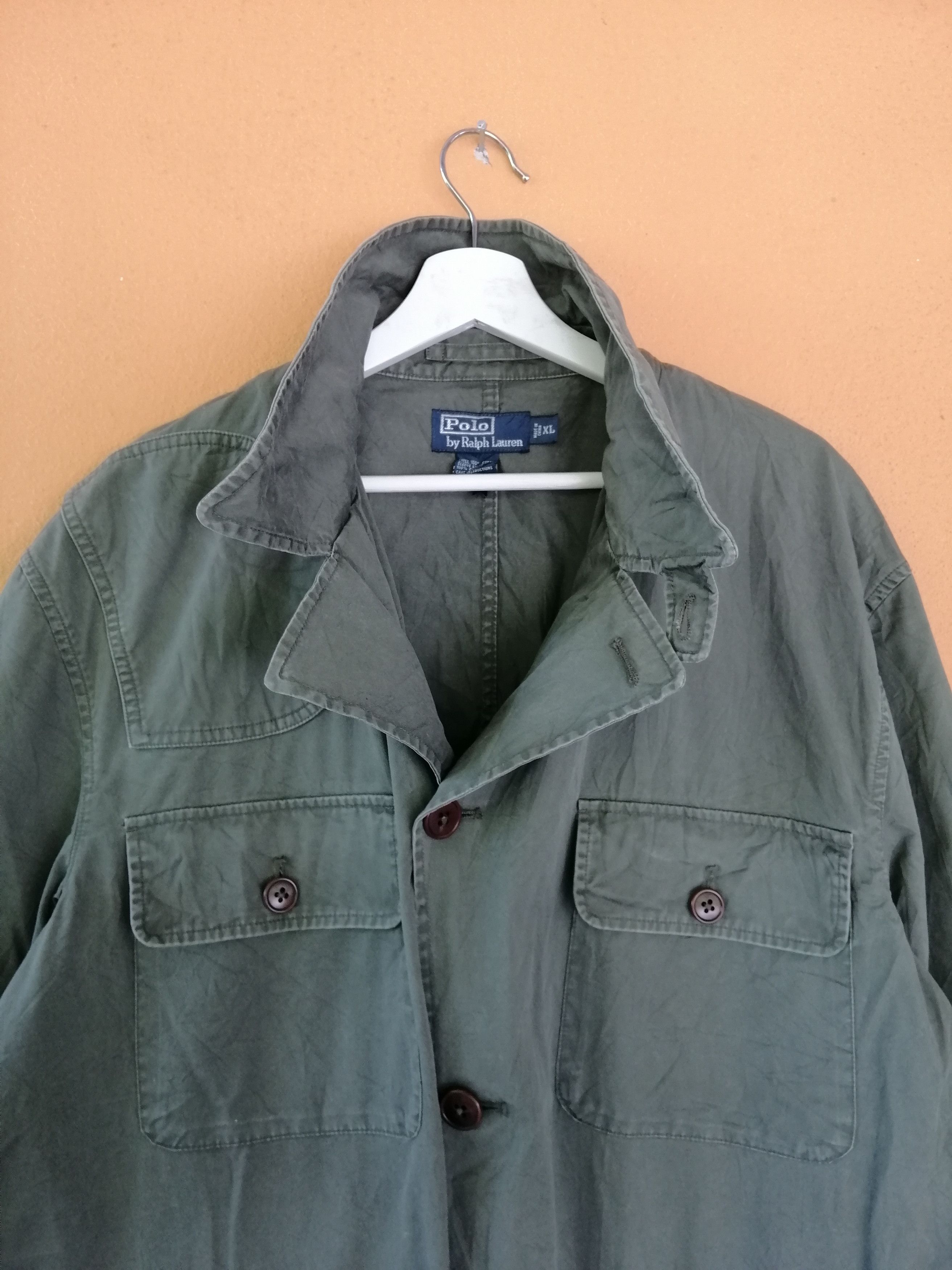 Polo Ralph Lauren Vintage Polo Ralph Lauren Tactical Pocket Green Army Jacket Size US L / EU 52-54 / 3 - 3 Thumbnail