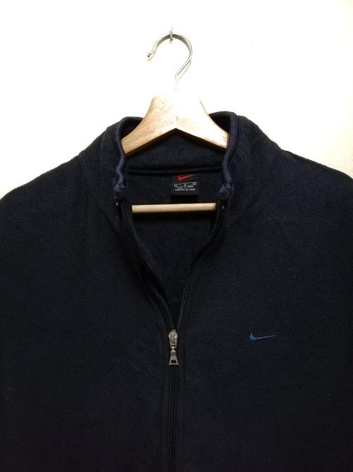 Nike Vintage Nike Fleece Jacket Embroidery Small Logo B20 Size US L / EU 52-54 / 3 - 4 Thumbnail