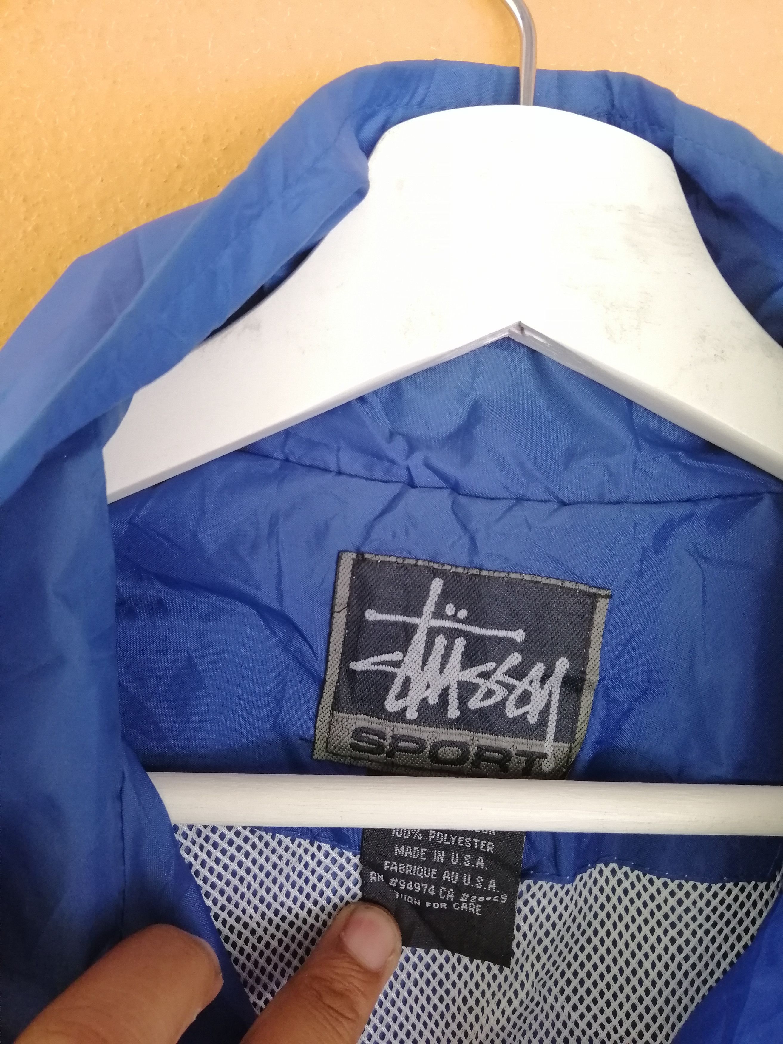 Stussy Vintage Stussy Embroidery Big Logo Windbreaker Jacket Size US L / EU 52-54 / 3 - 3 Thumbnail
