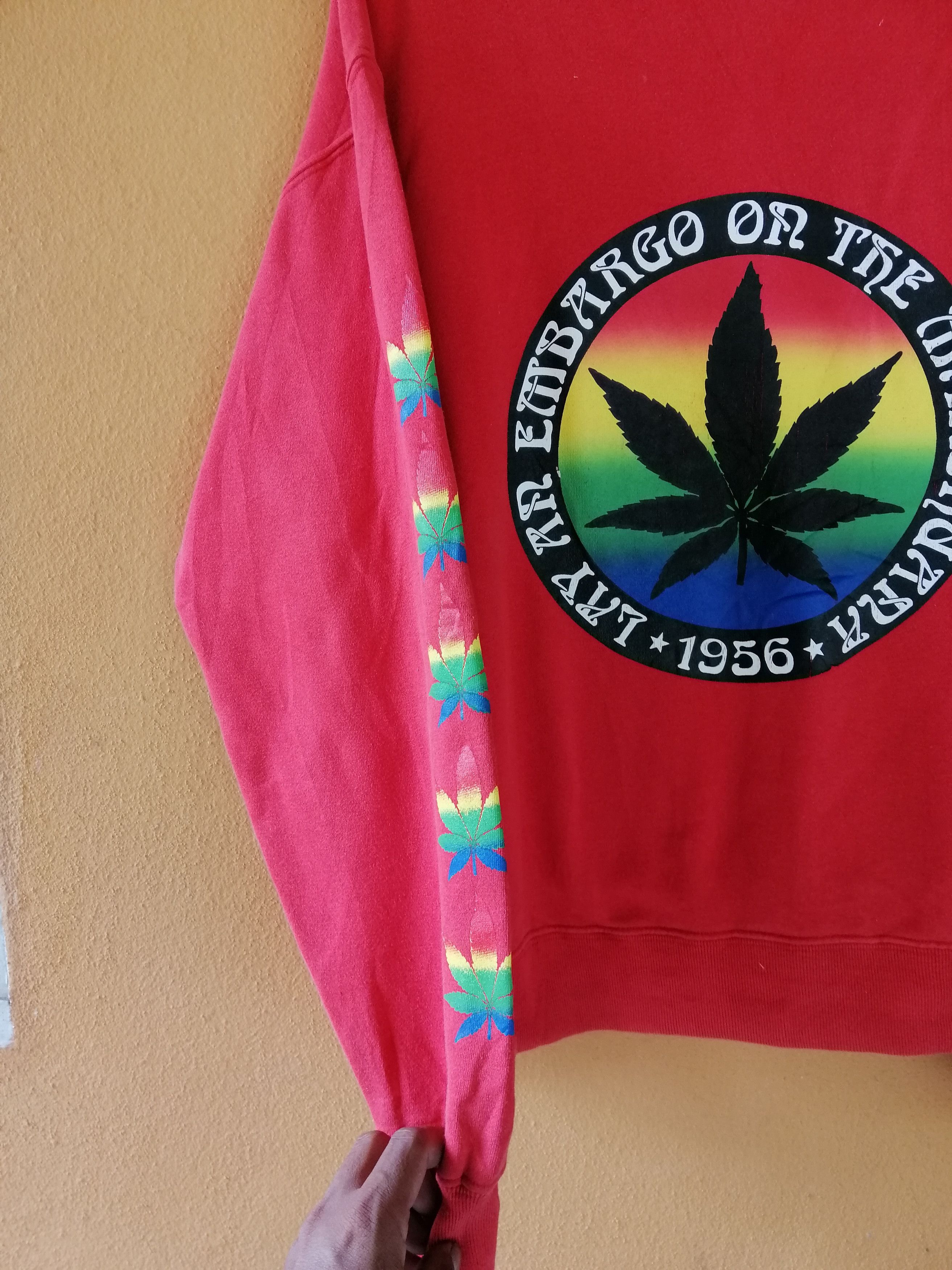 Bob Marley Vintage Marihuana Rasta Sweatshirts B1 Size US M / EU 48-50 / 2 - 8 Thumbnail