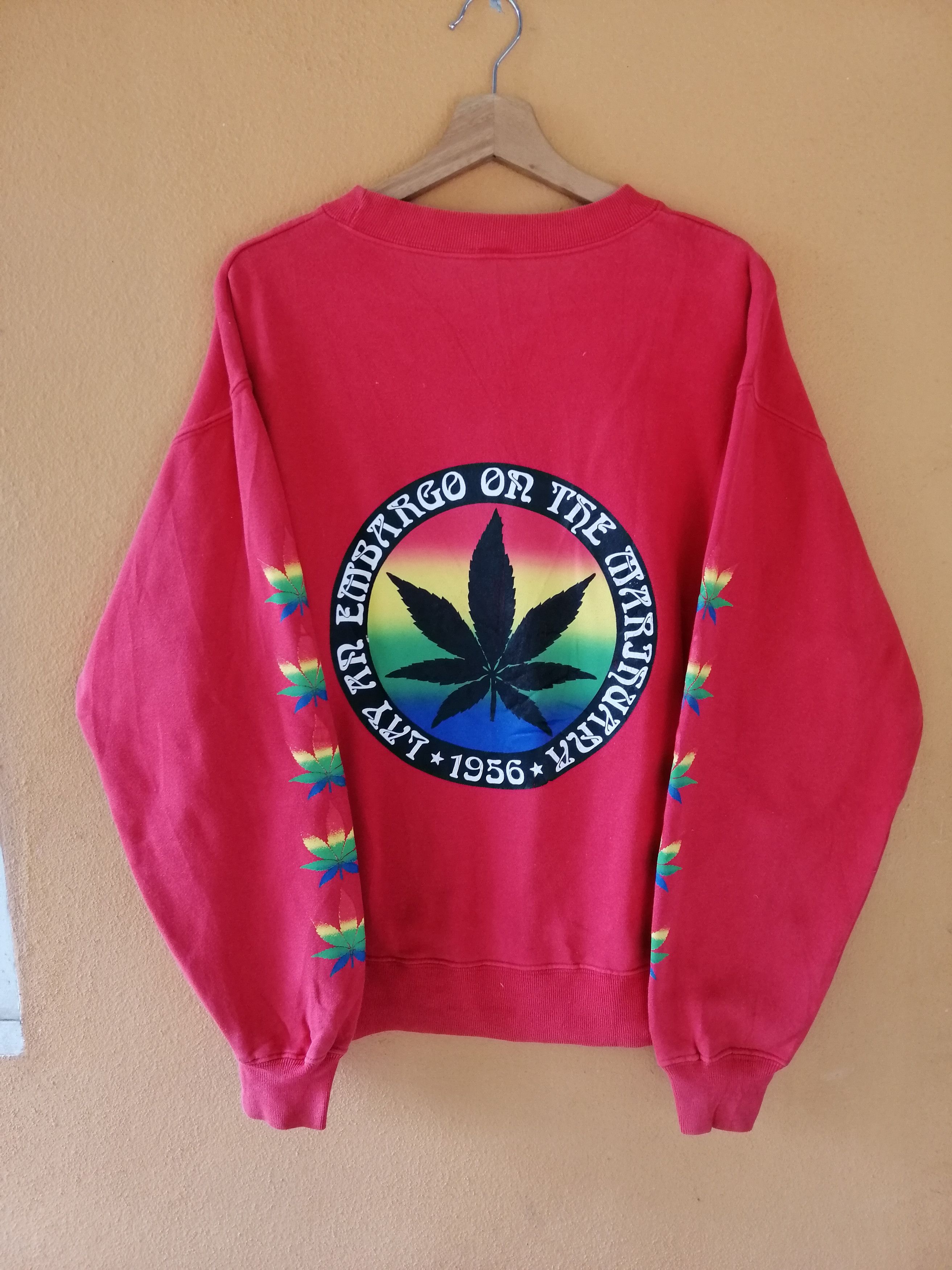 Bob Marley Vintage Marihuana Rasta Sweatshirts B1 Size US M / EU 48-50 / 2 - 1 Thumbnail