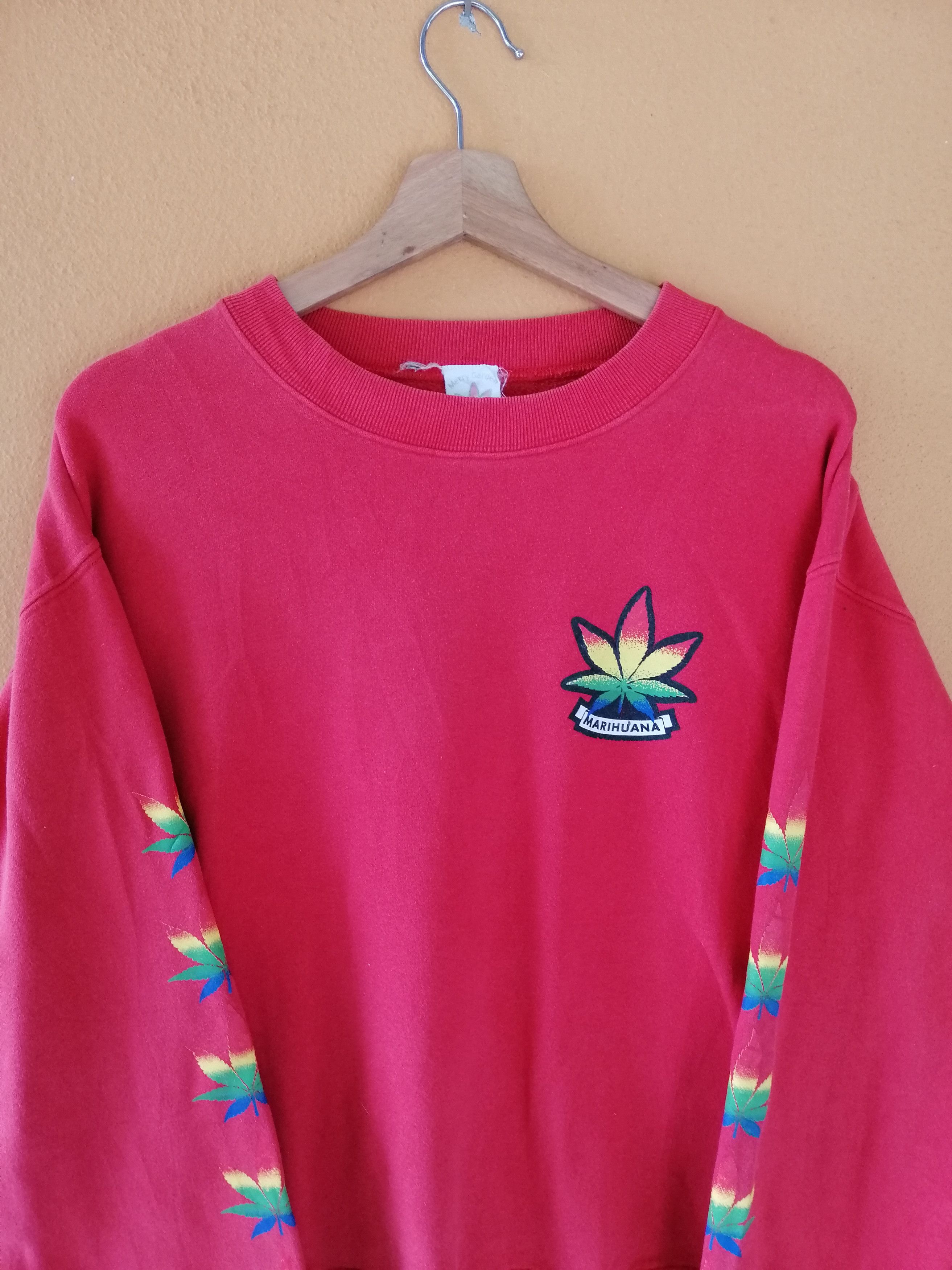 Bob Marley Vintage Marihuana Rasta Sweatshirts B1 Size US M / EU 48-50 / 2 - 2 Thumbnail