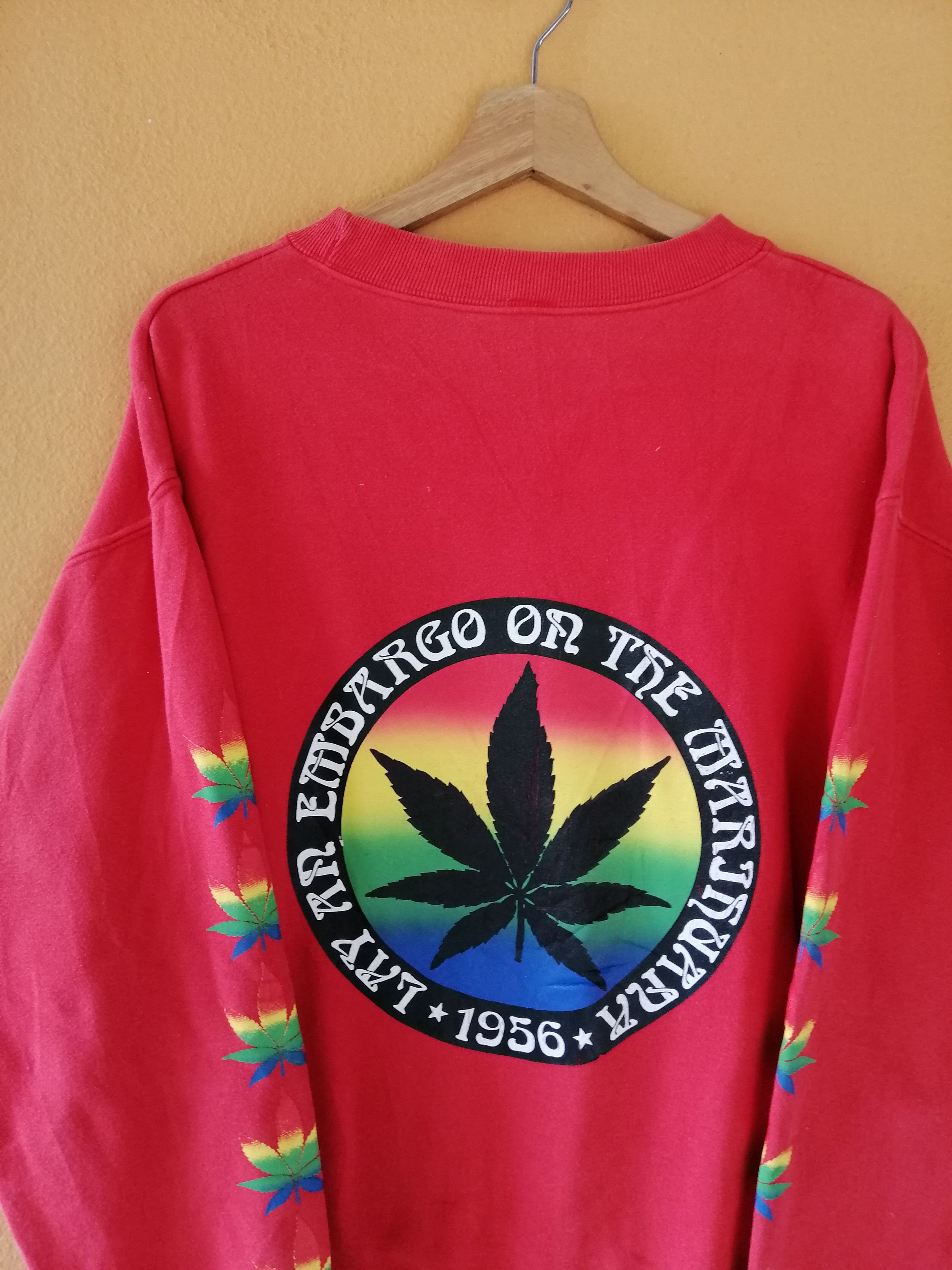 Bob Marley Vintage Marihuana Rasta Sweatshirts B1 Size US M / EU 48-50 / 2 - 4 Thumbnail