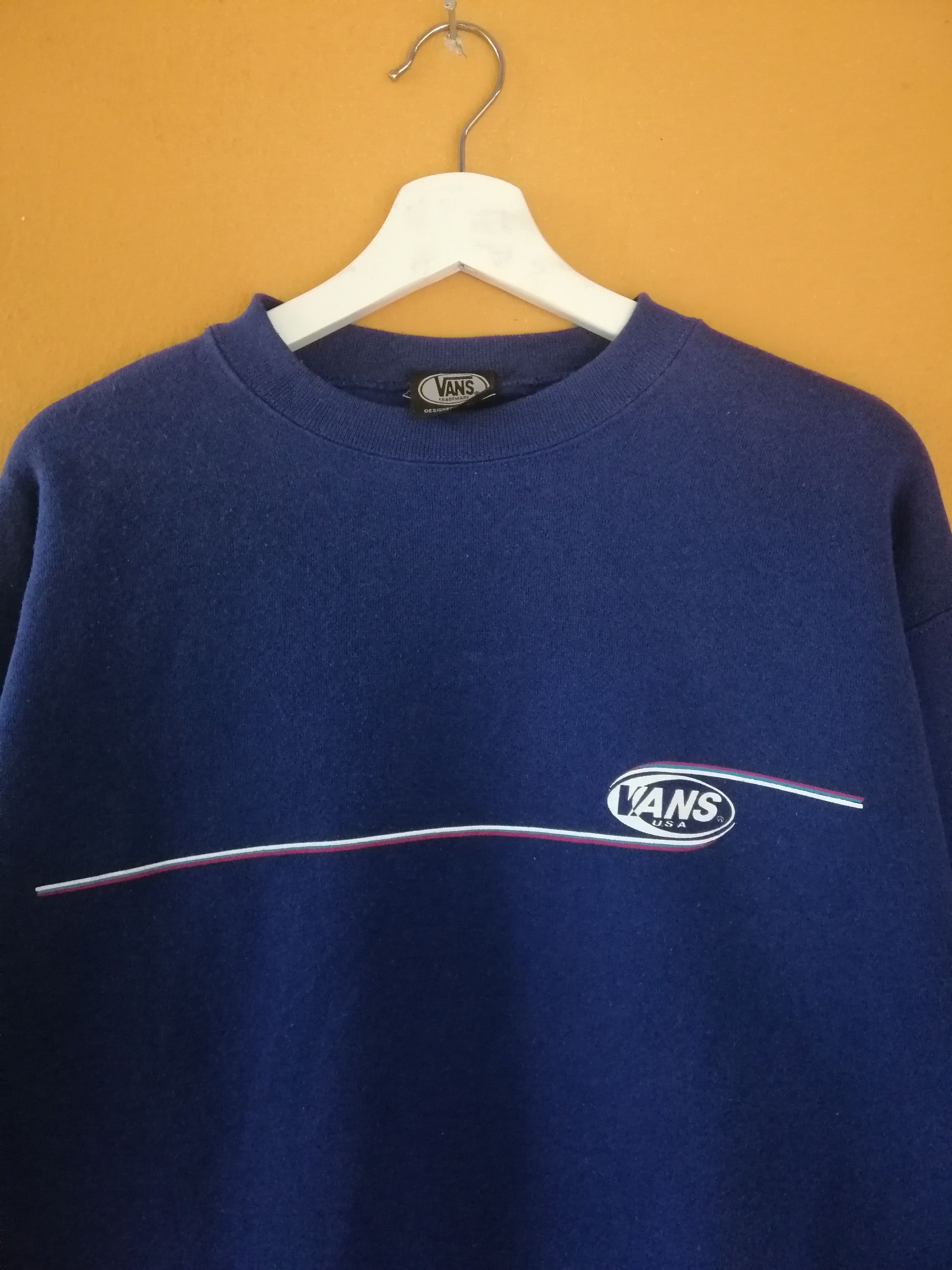 Vans Vintage 90s Vans USA Sweatshirt Made In USA B19 Size US M / EU 48-50 / 2 - 6 Thumbnail