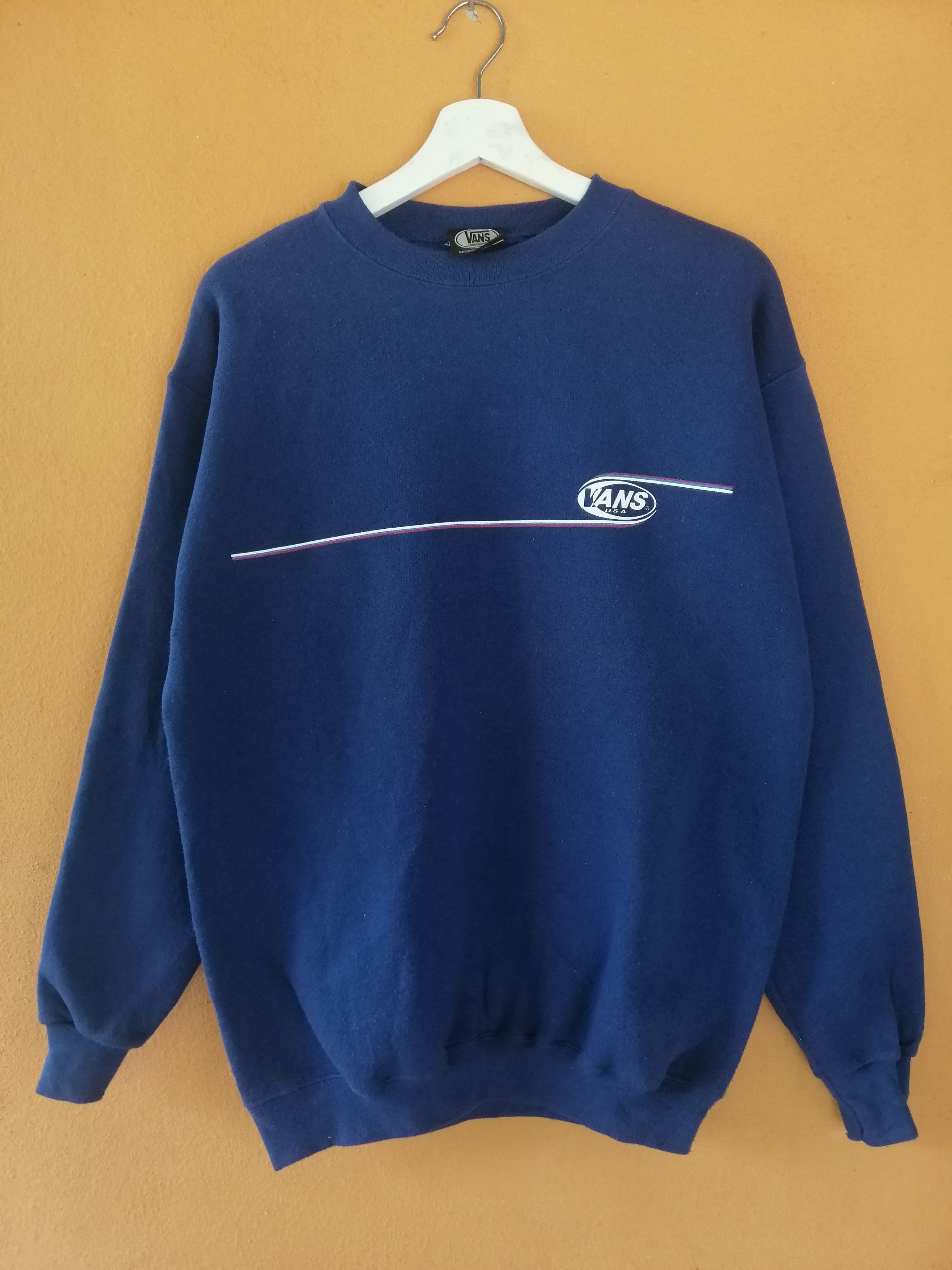 Vans Vintage 90s Vans USA Sweatshirt Made In USA B19 Size US M / EU 48-50 / 2 - 1 Thumbnail
