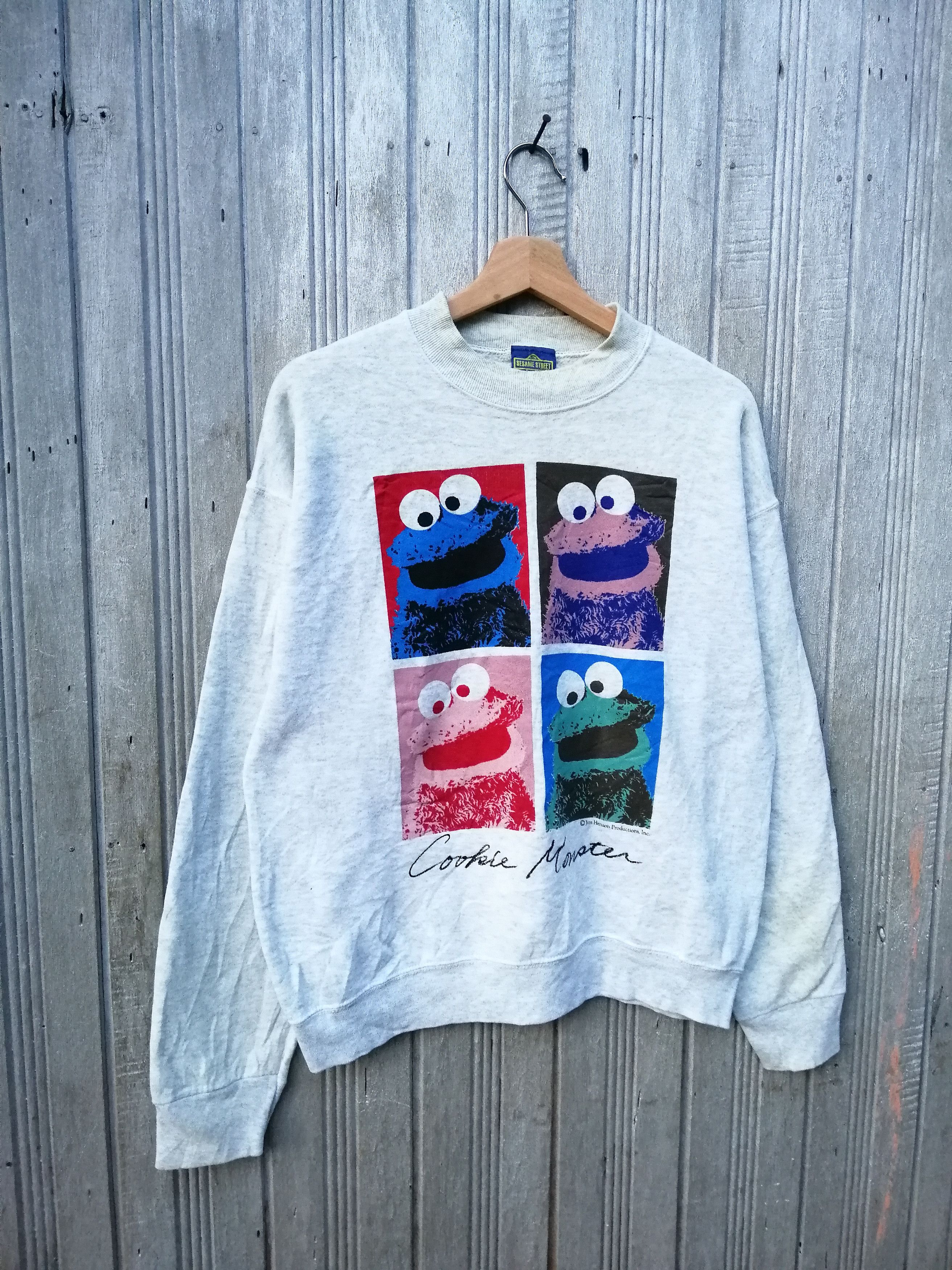 Cartoon Network Vintage Sesame Street 90s sweatshirt B9 Size US M / EU 48-50 / 2 - 2 Thumbnail