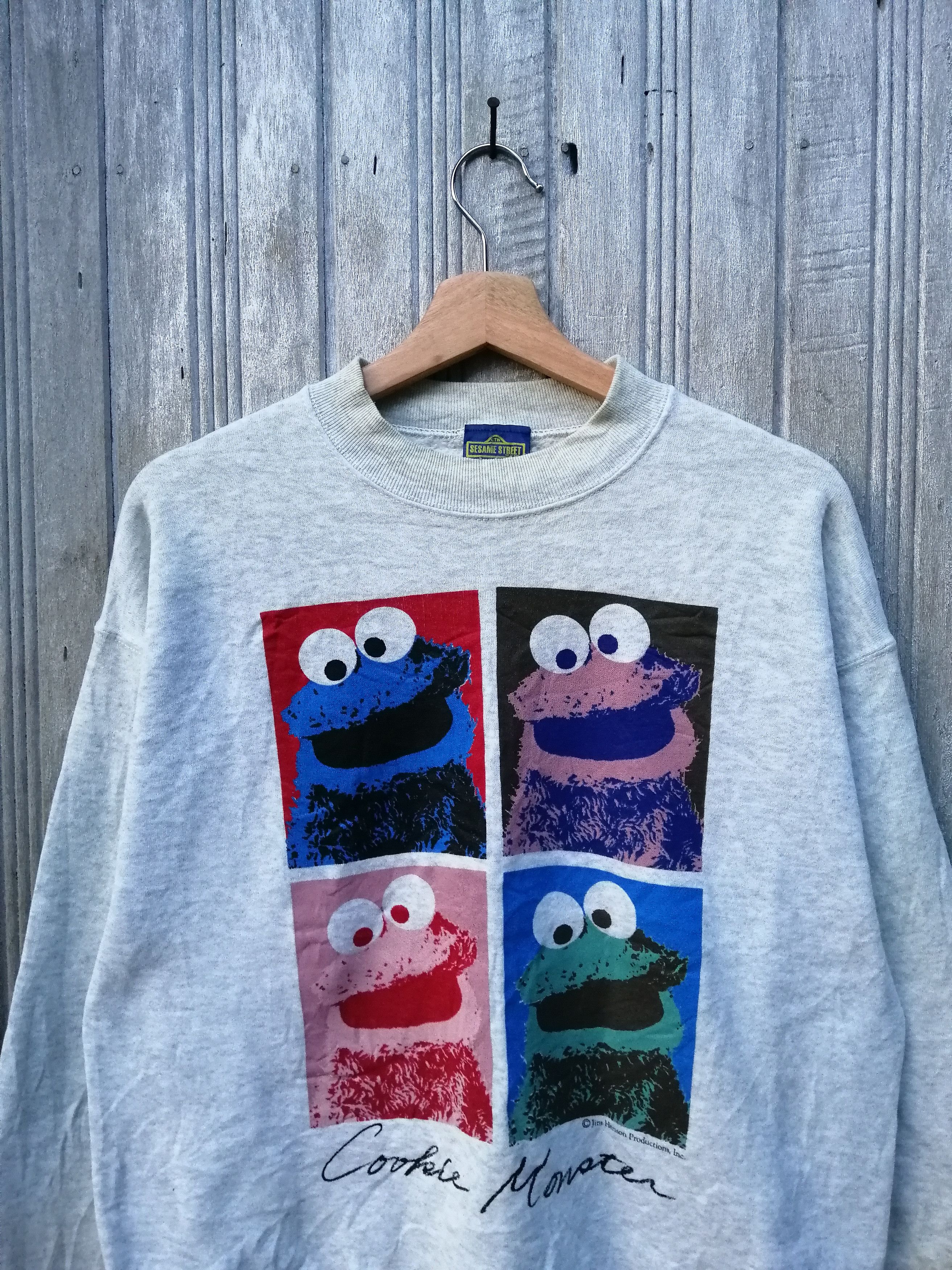 Cartoon Network Vintage Sesame Street 90s sweatshirt B9 Size US M / EU 48-50 / 2 - 3 Thumbnail