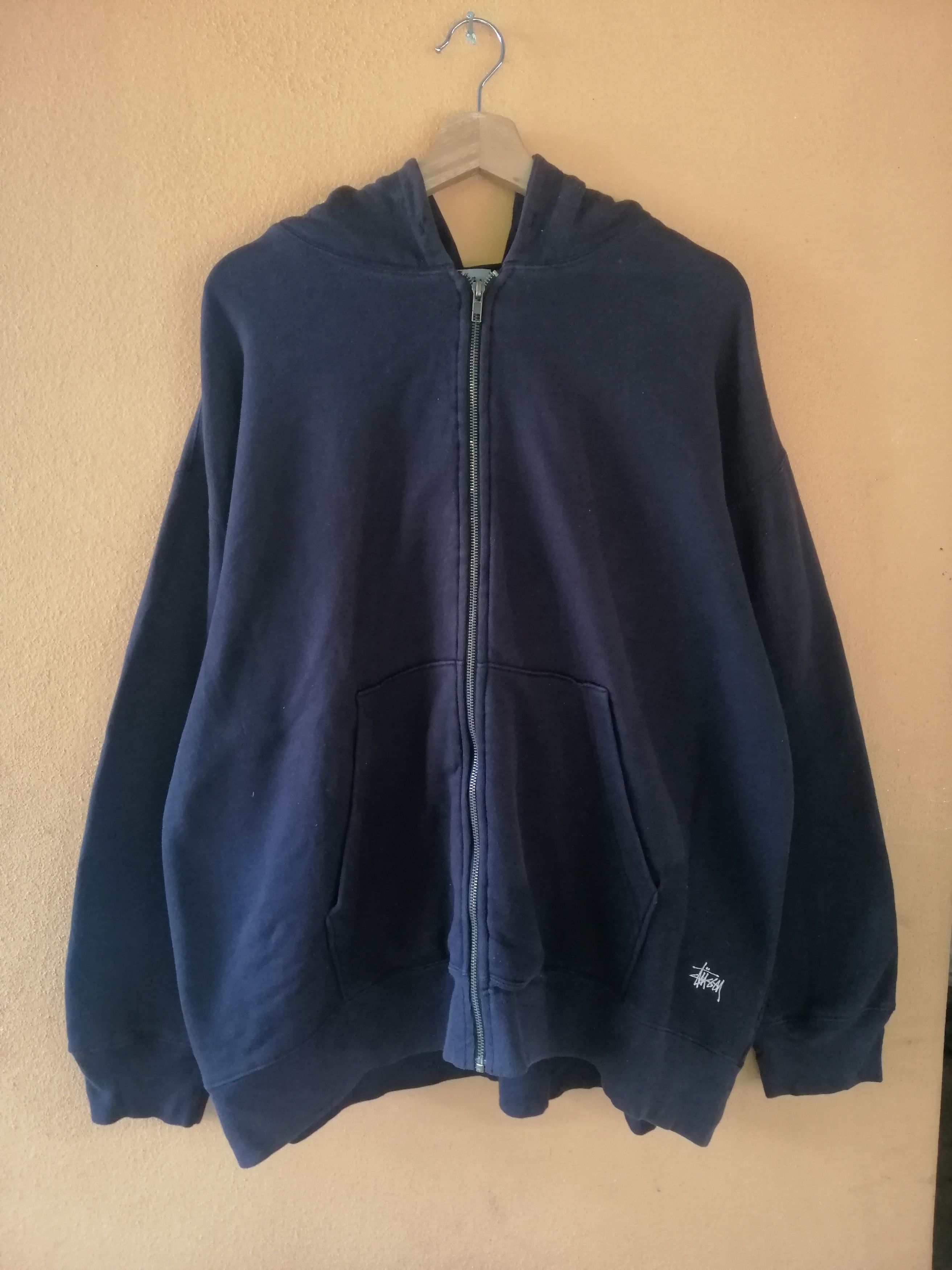Stussy Vintage Stussy Hoodie Small Logo Sweatshirt B8 Size US XL / EU 56 / 4 - 1 Thumbnail