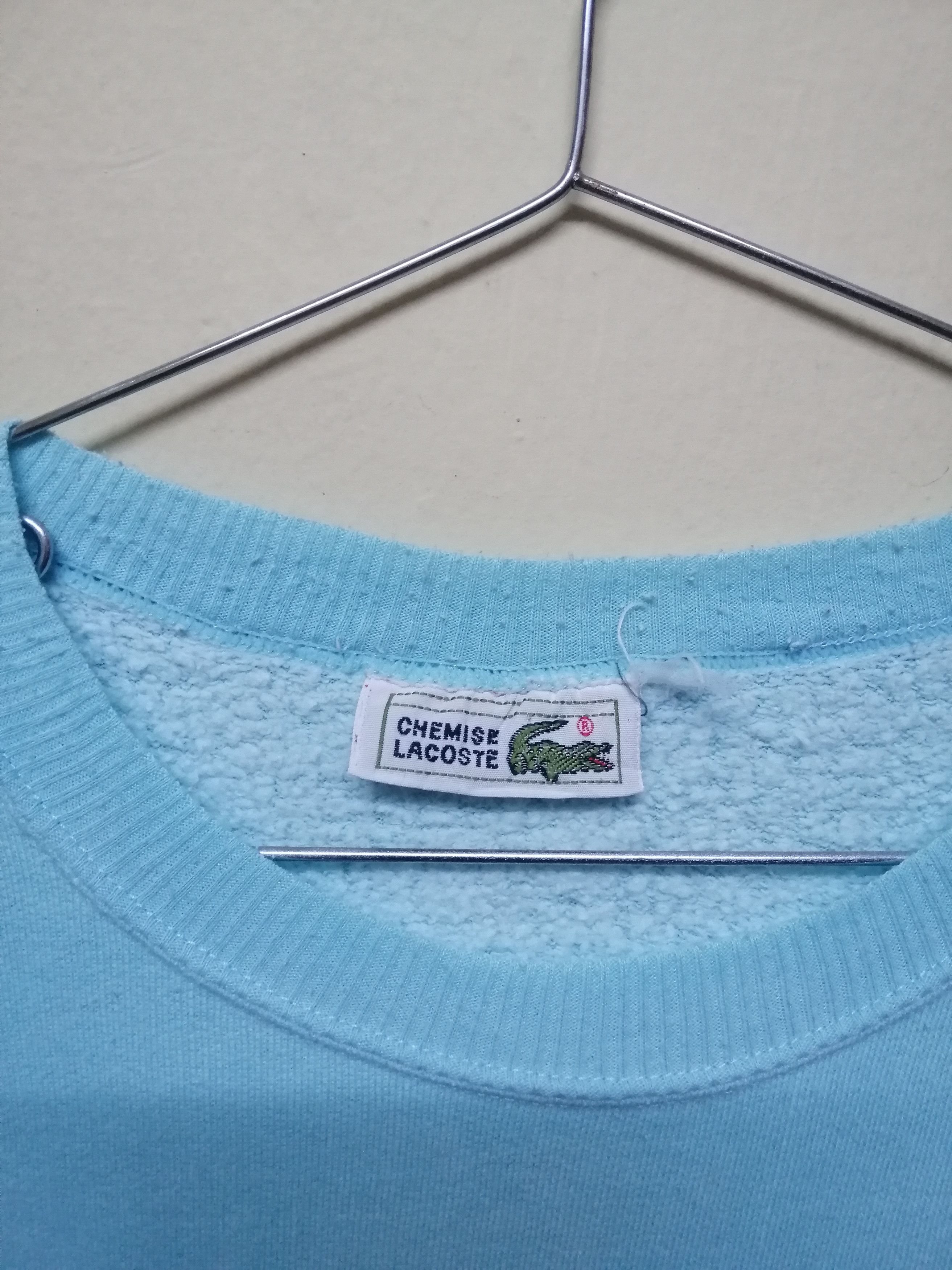 Lacoste Vintage Lacoste Big Logo Sweatshirt B9 Size US S / EU 44-46 / 1 - 3 Thumbnail