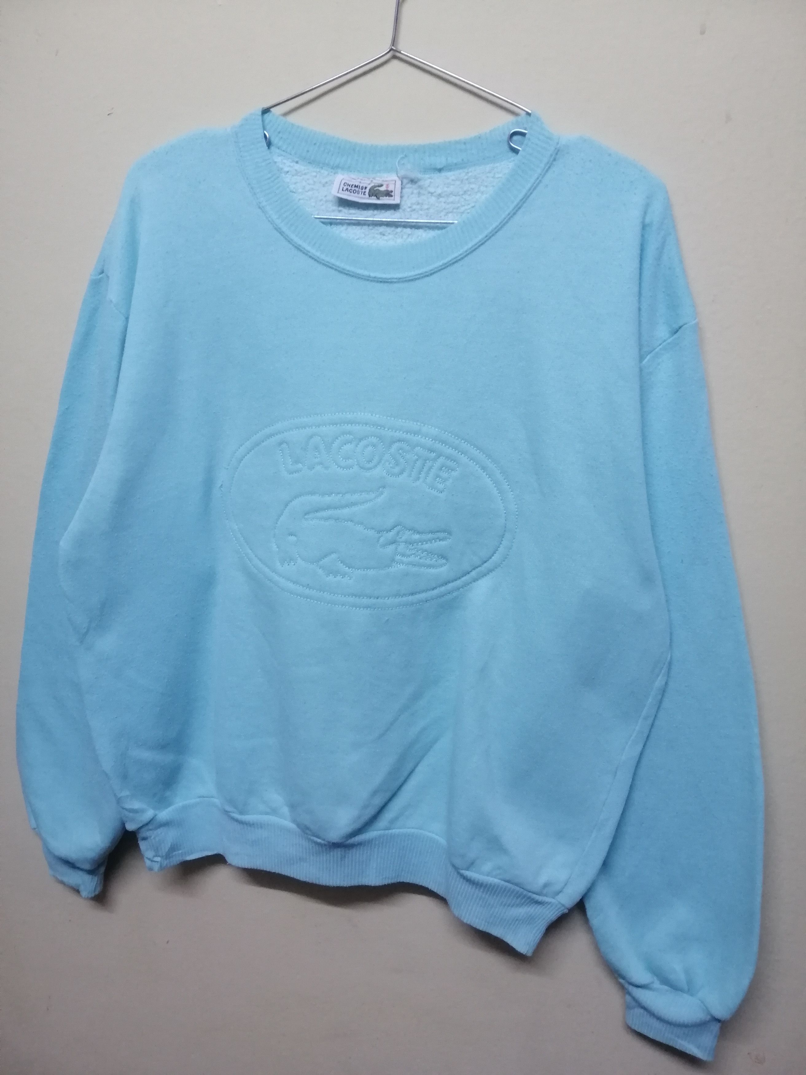 Lacoste Vintage Lacoste Big Logo Sweatshirt B9 Size US S / EU 44-46 / 1 - 2 Thumbnail
