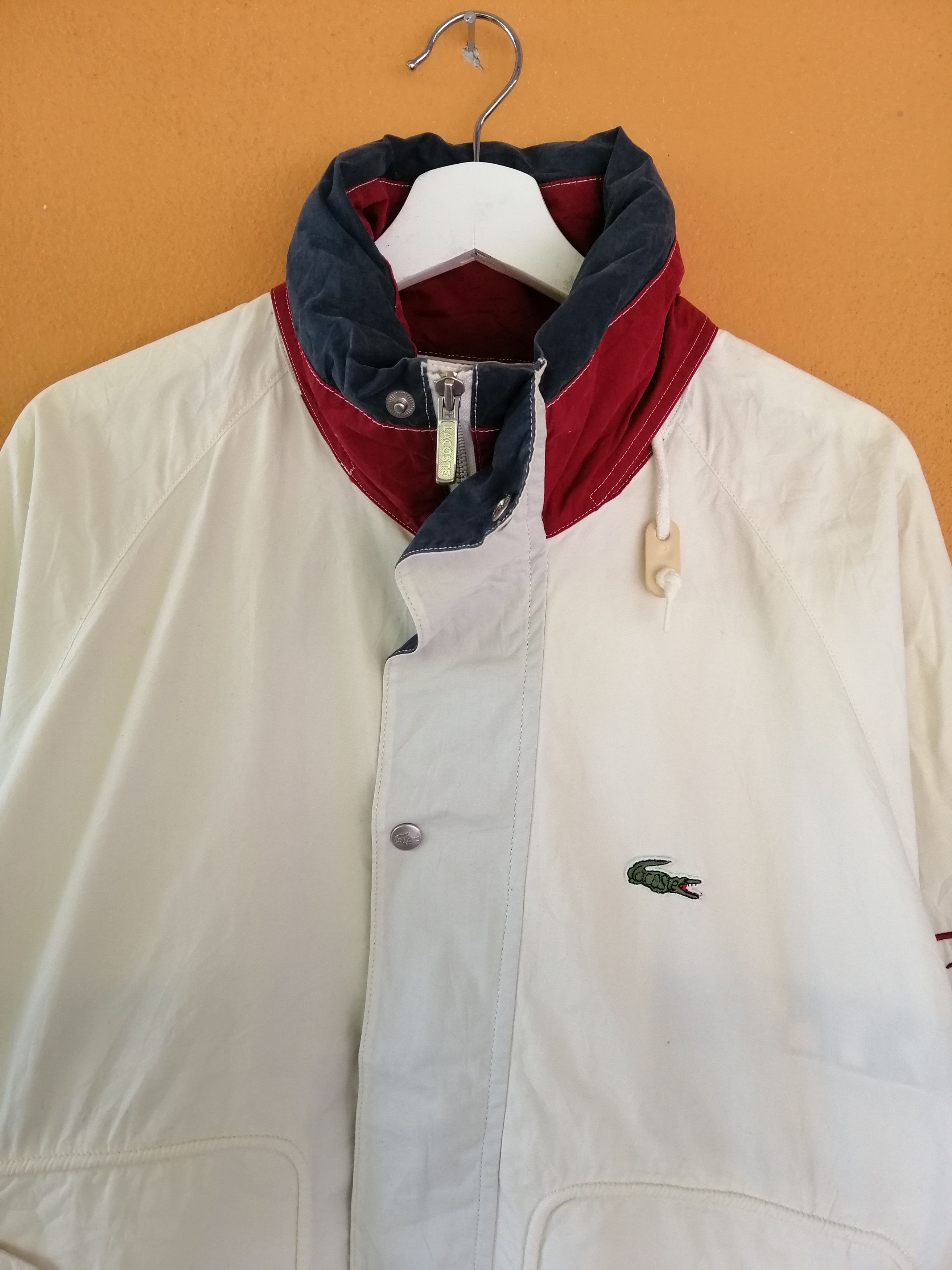 Lacoste Vintage 90s LACOSTE Jacket Nice Design Size 4 Size US XL / EU 56 / 4 - 10 Thumbnail
