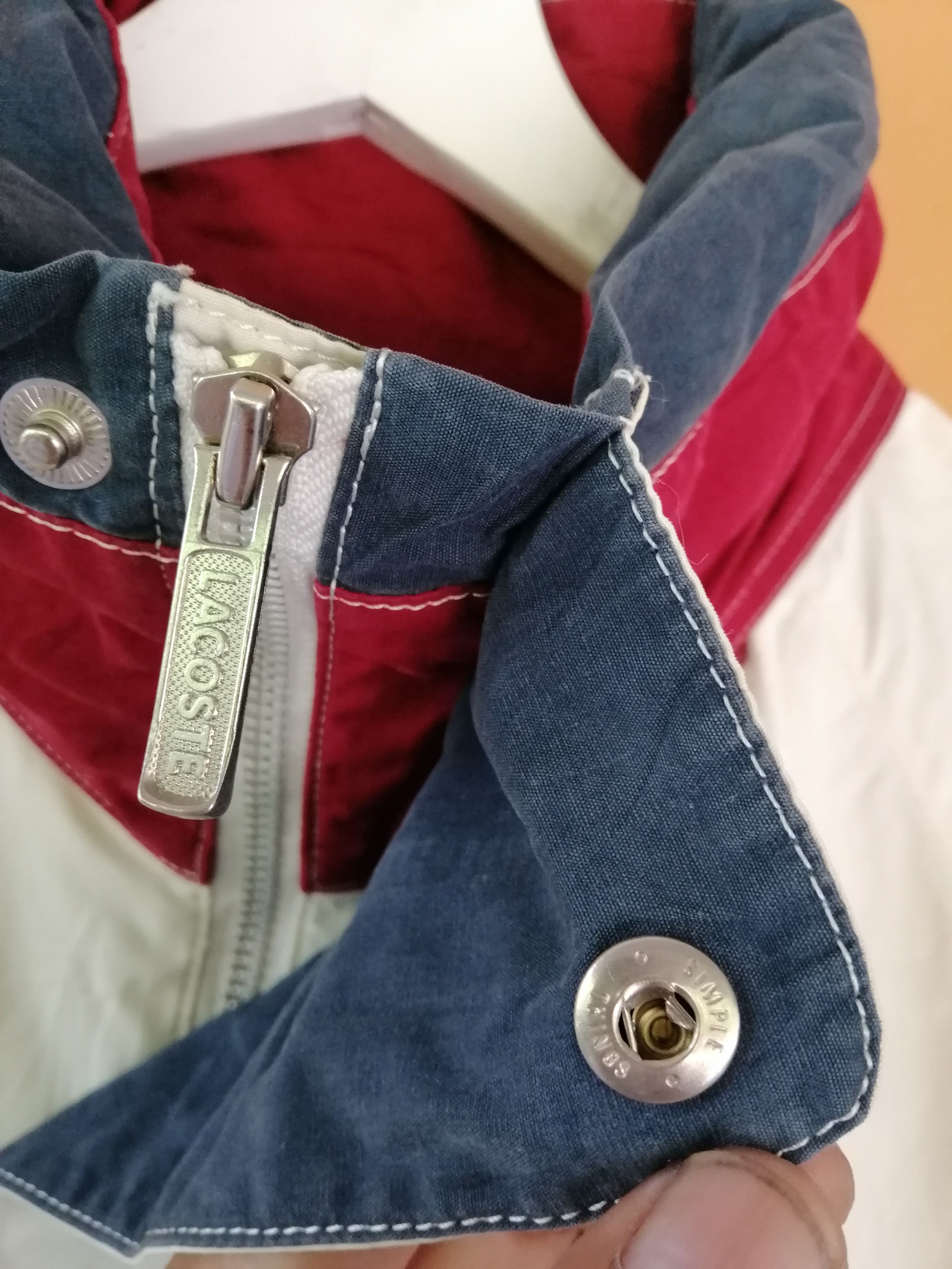 Lacoste Vintage 90s LACOSTE Jacket Nice Design Size 4 Size US XL / EU 56 / 4 - 7 Thumbnail