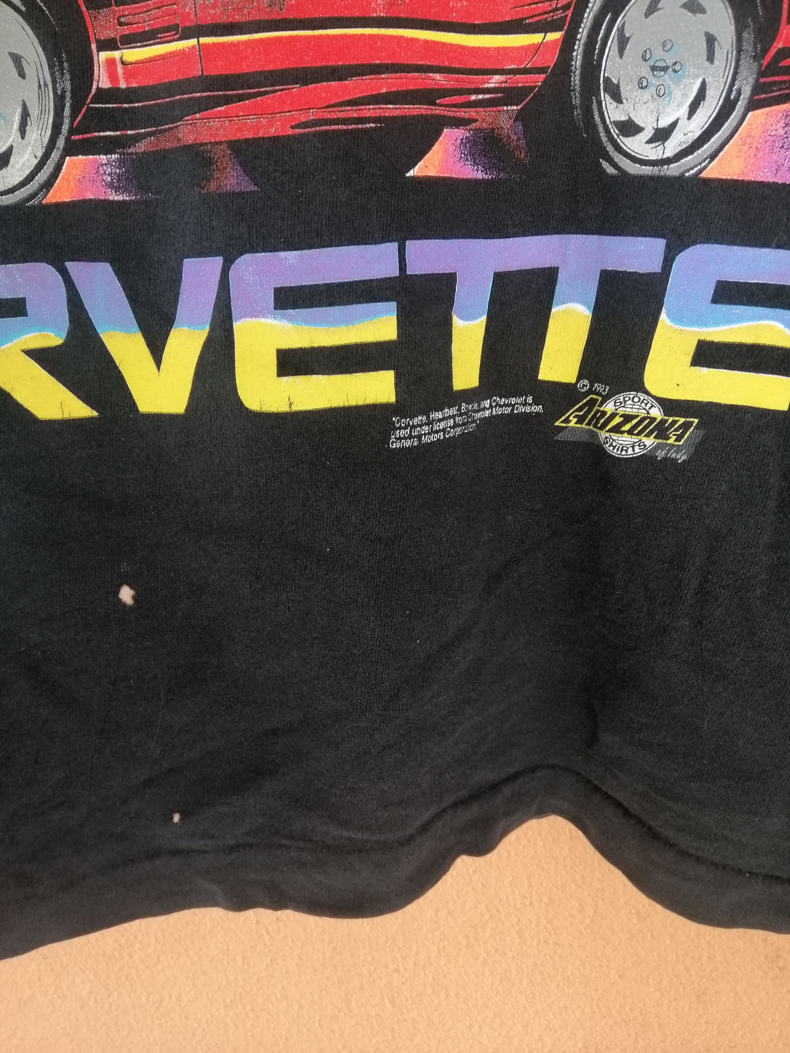 Chevrolet Vintage 1993 Single Sticth 1 Million Sold Corvette Tee Size US XL / EU 56 / 4 - 6 Thumbnail