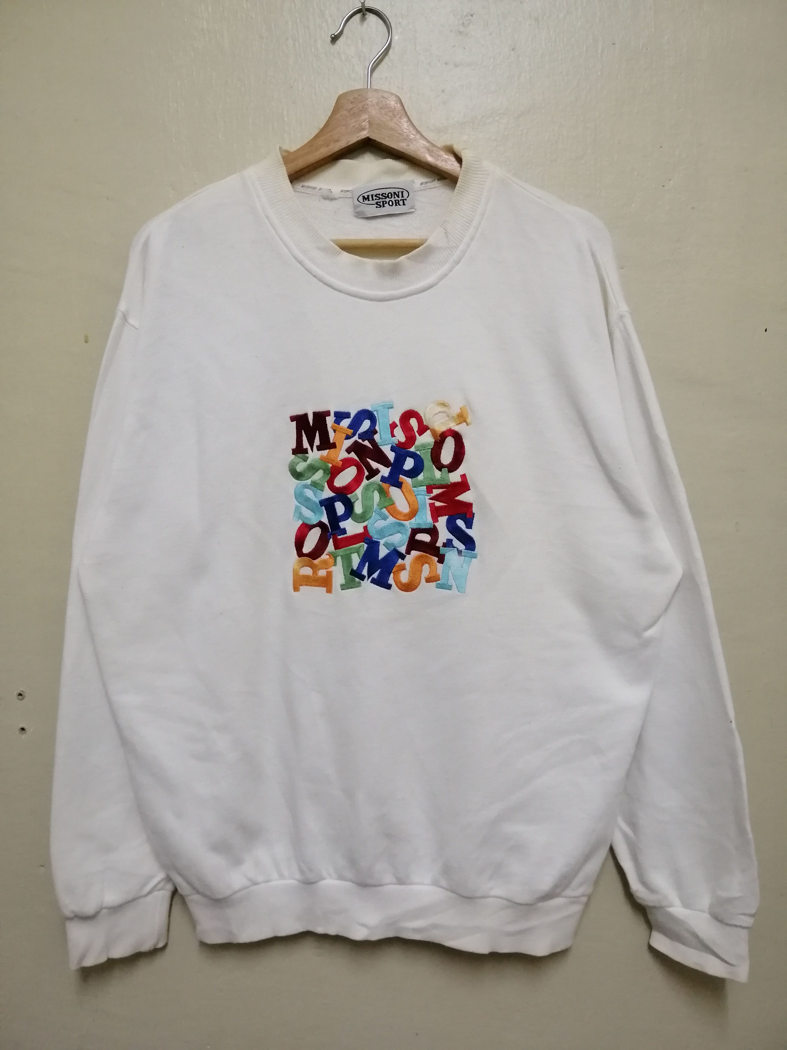 Missoni Vintage 90s Missoni Sport Embroidery Multicolour Logo B4 Size US L / EU 52-54 / 3 - 1 Thumbnail