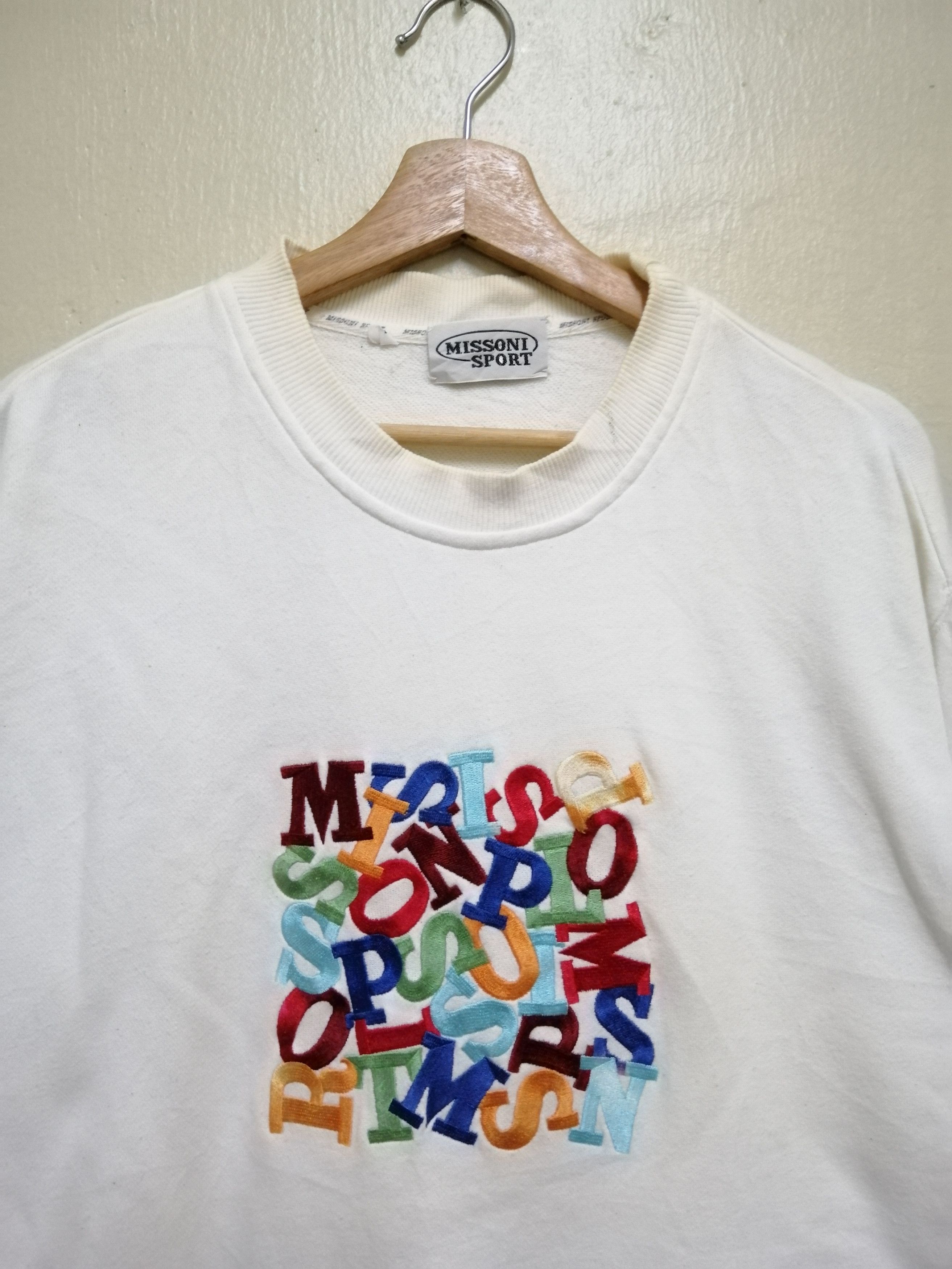 Missoni Vintage 90s Missoni Sport Embroidery Multicolour Logo B4 Size US L / EU 52-54 / 3 - 5 Thumbnail