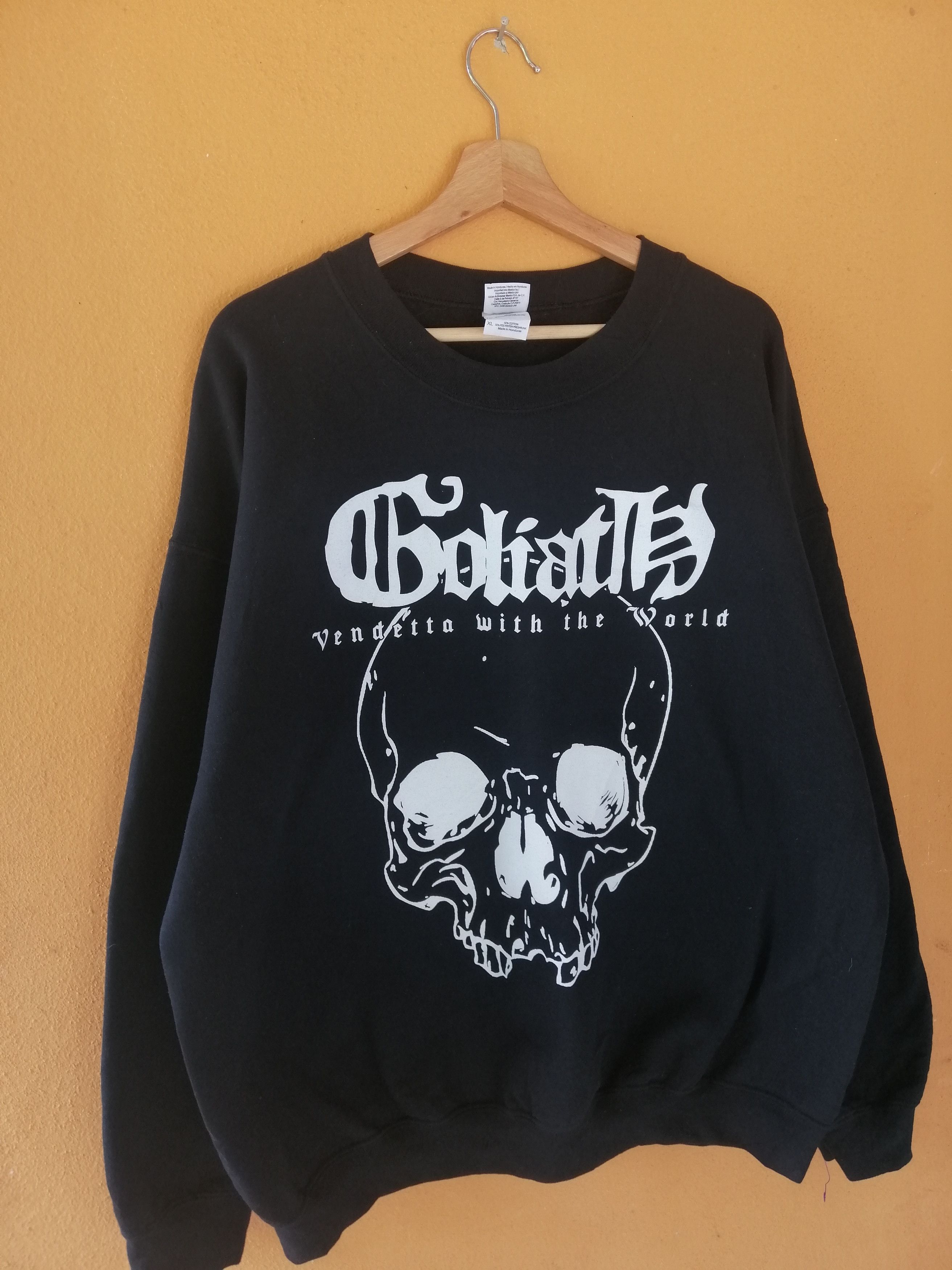 Band Tees Vintage Goliath Vendetta With The World Black Band B18 Size US XL / EU 56 / 4 - 4 Thumbnail