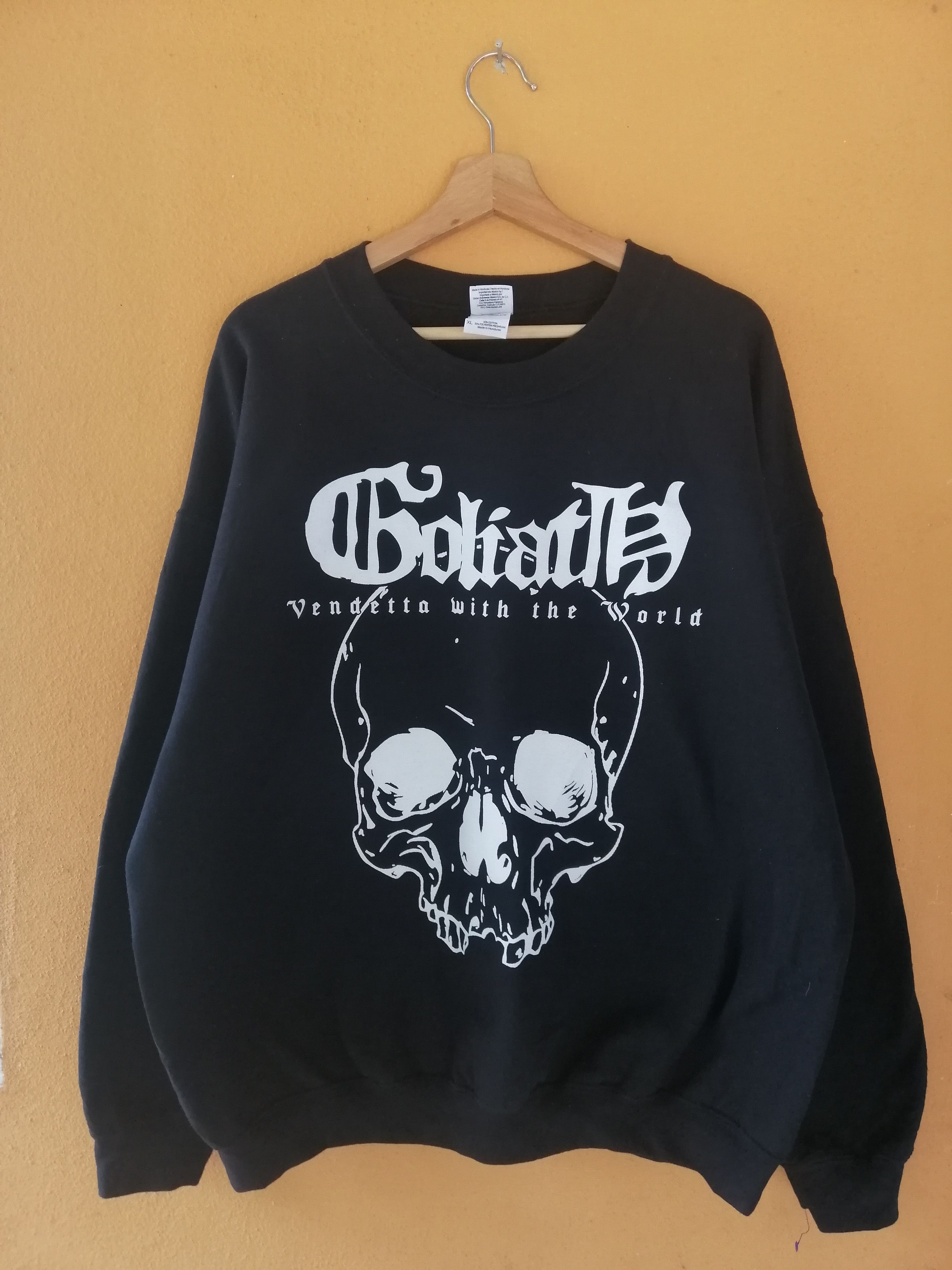 Band Tees Vintage Goliath Vendetta With The World Black Band B18 Size US XL / EU 56 / 4 - 1 Thumbnail