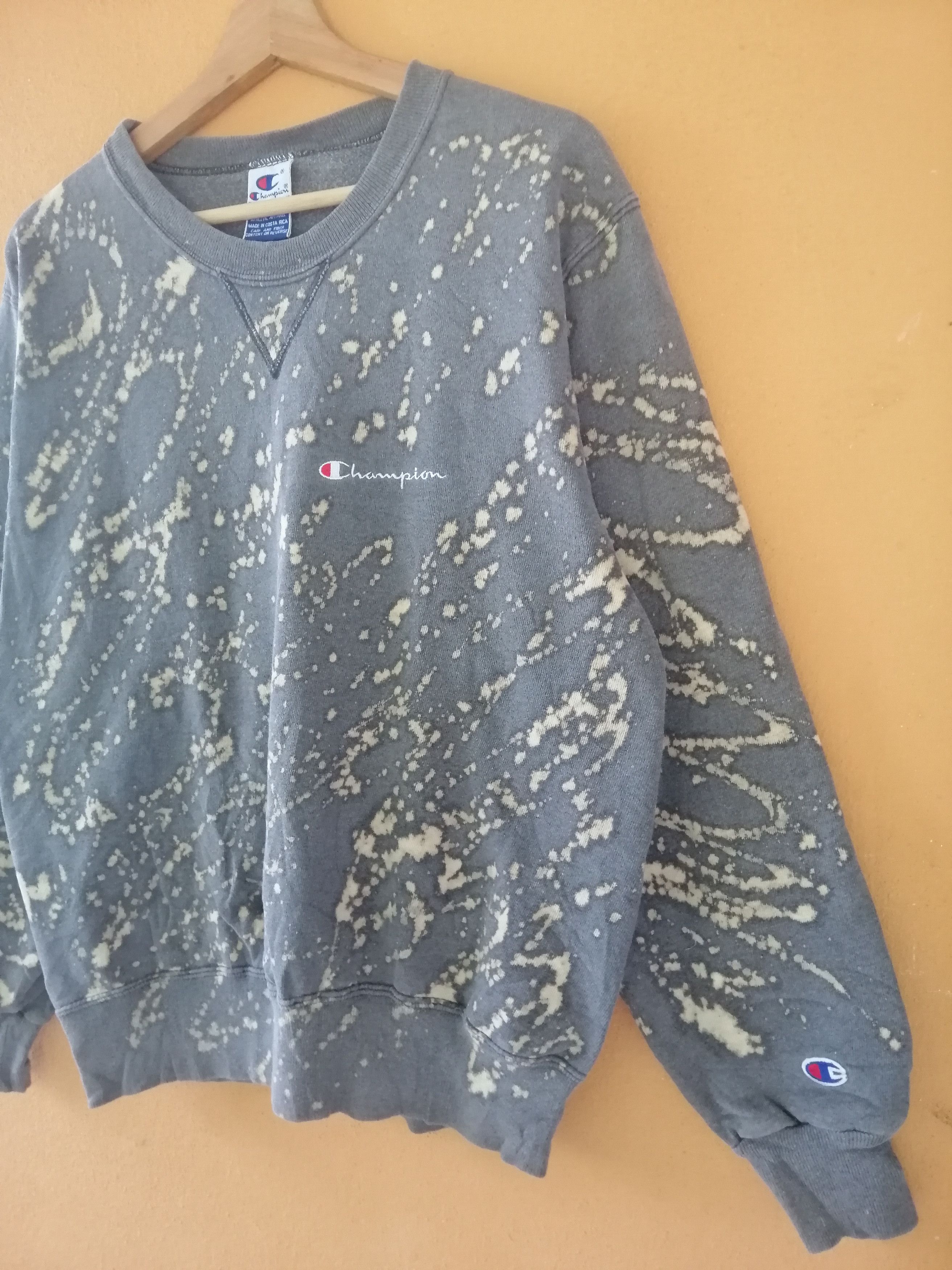 Champion 90s Champion Acid Wash Embroidery Logo Sweatshirt B10 Size US M / EU 48-50 / 2 - 5 Thumbnail